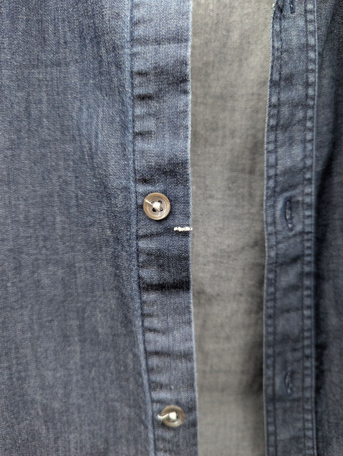 NN07 Navy blue NN07 Denim Button-up Pocket Shirt Size US M / EU 48-50 / 2 - 6 Thumbnail