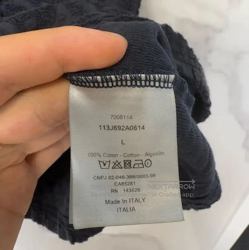 Dior Dior Dark Blue Logo Short Sleeve T-Shirt . Size US L / EU 52-54 / 3 - 5 Thumbnail