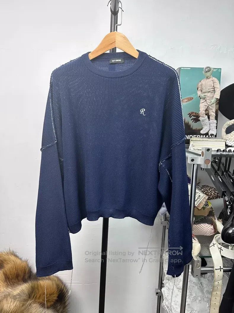 Raf Simons Raf Simons 19ss short silhouette knitted tassel sweater Size US M / EU 48-50 / 2 - 1 Thumbnail