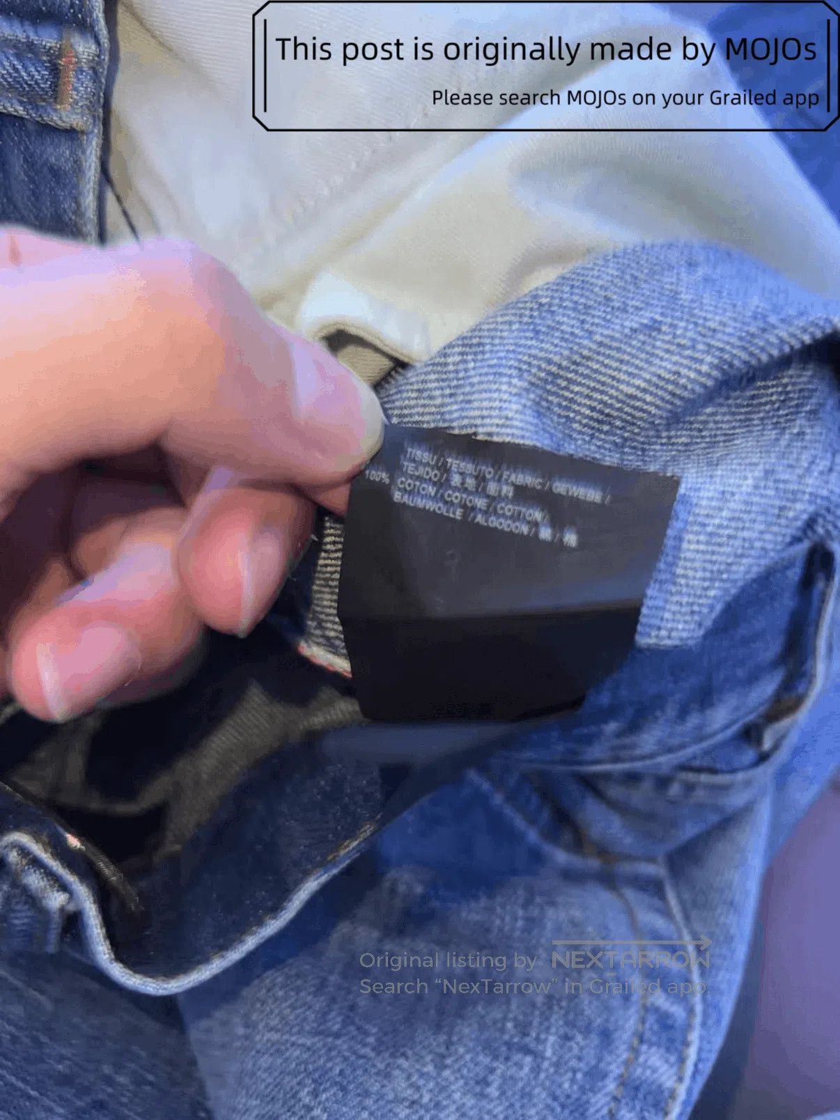 Saint Laurent Paris Sz 30 Saint Laurent Paris 16SS Cut Dye Denim mojos151911. Size US 30 / EU 46 - 4 Thumbnail
