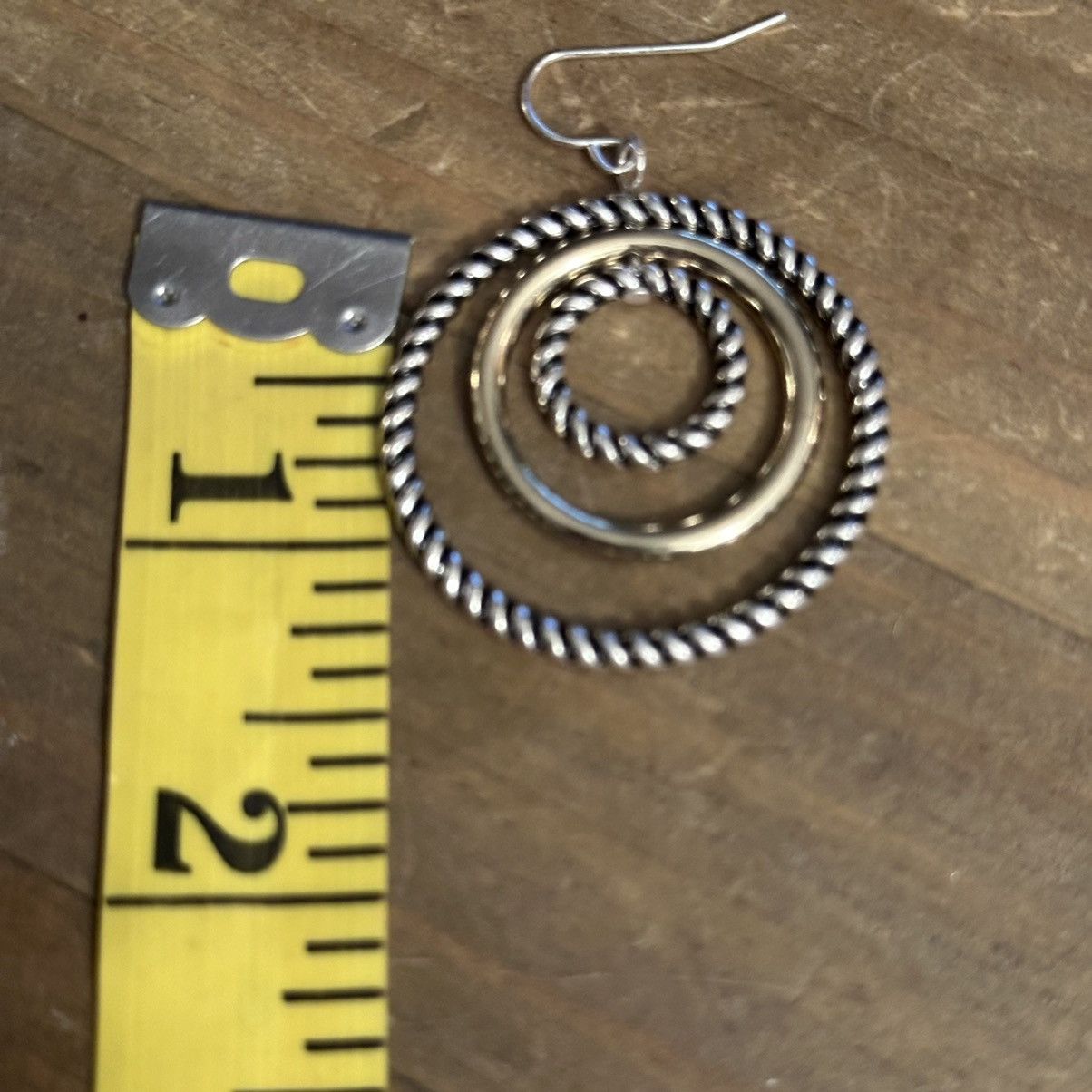 Other Two tone triple circle hoop earrings Size ONE SIZE - 3 Thumbnail