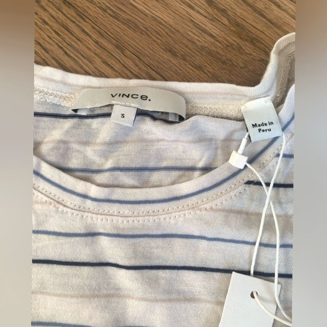 Vince Vince T-Shirt Women's Multicolor S Regular NWT Tee Shirt with Small Holes Size S / US 4 / IT 40 - 4 Thumbnail