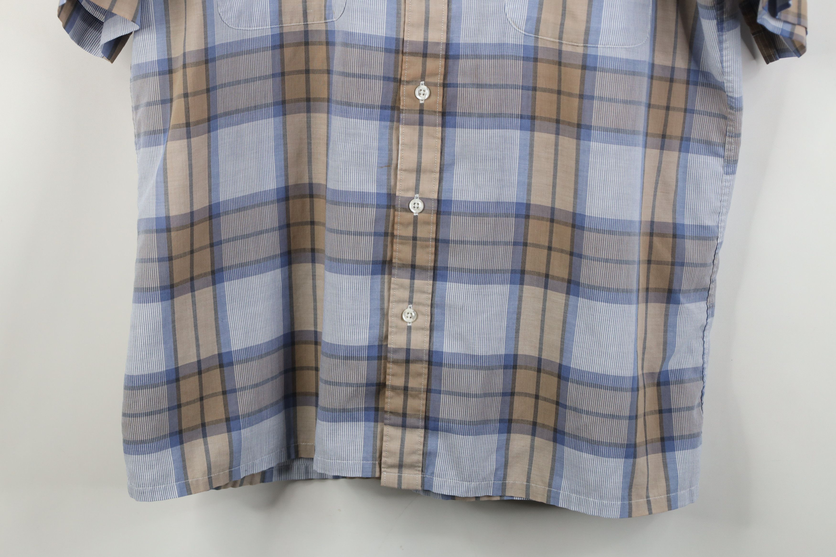 Christian Dior Monsieur Vintage 70s 80s Christian Dior Short Sleeve Button Shirt Size US L / EU 52-54 / 3 - 3 Thumbnail