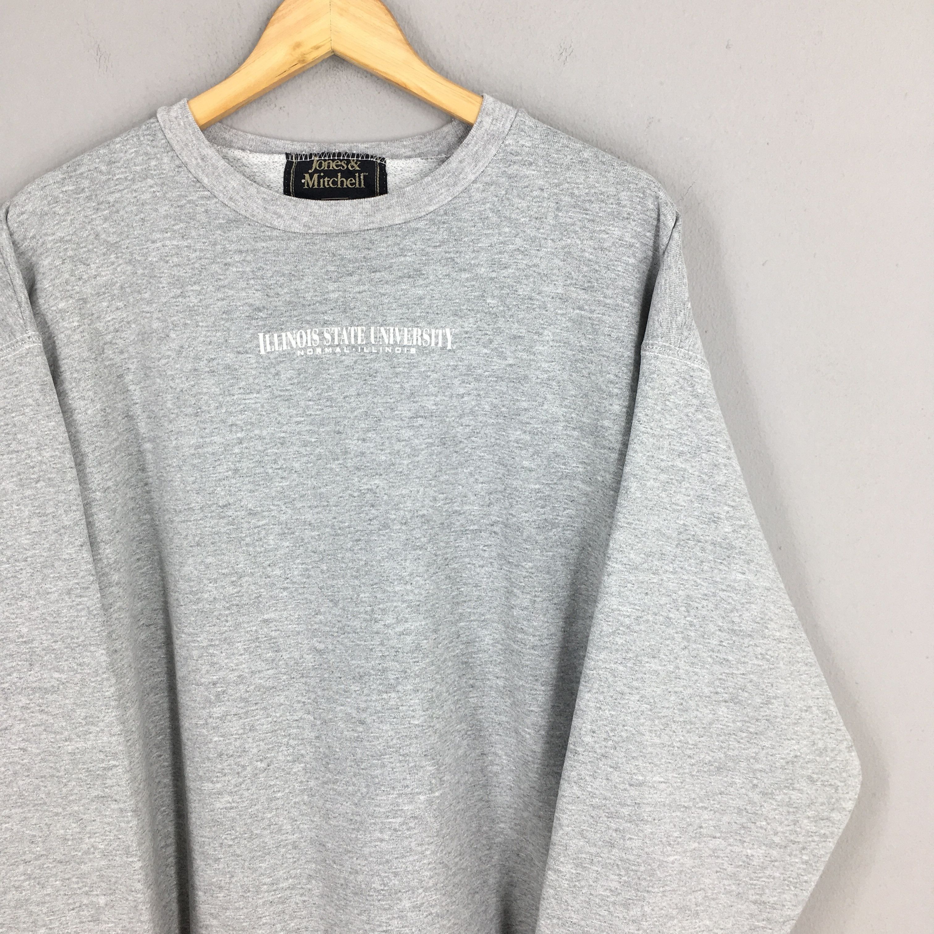 NCAA × Vintage Vintage 90s UI Illinois University Sweatshirt XLarge Size US XL / EU 56 / 4 - 2 Thumbnail