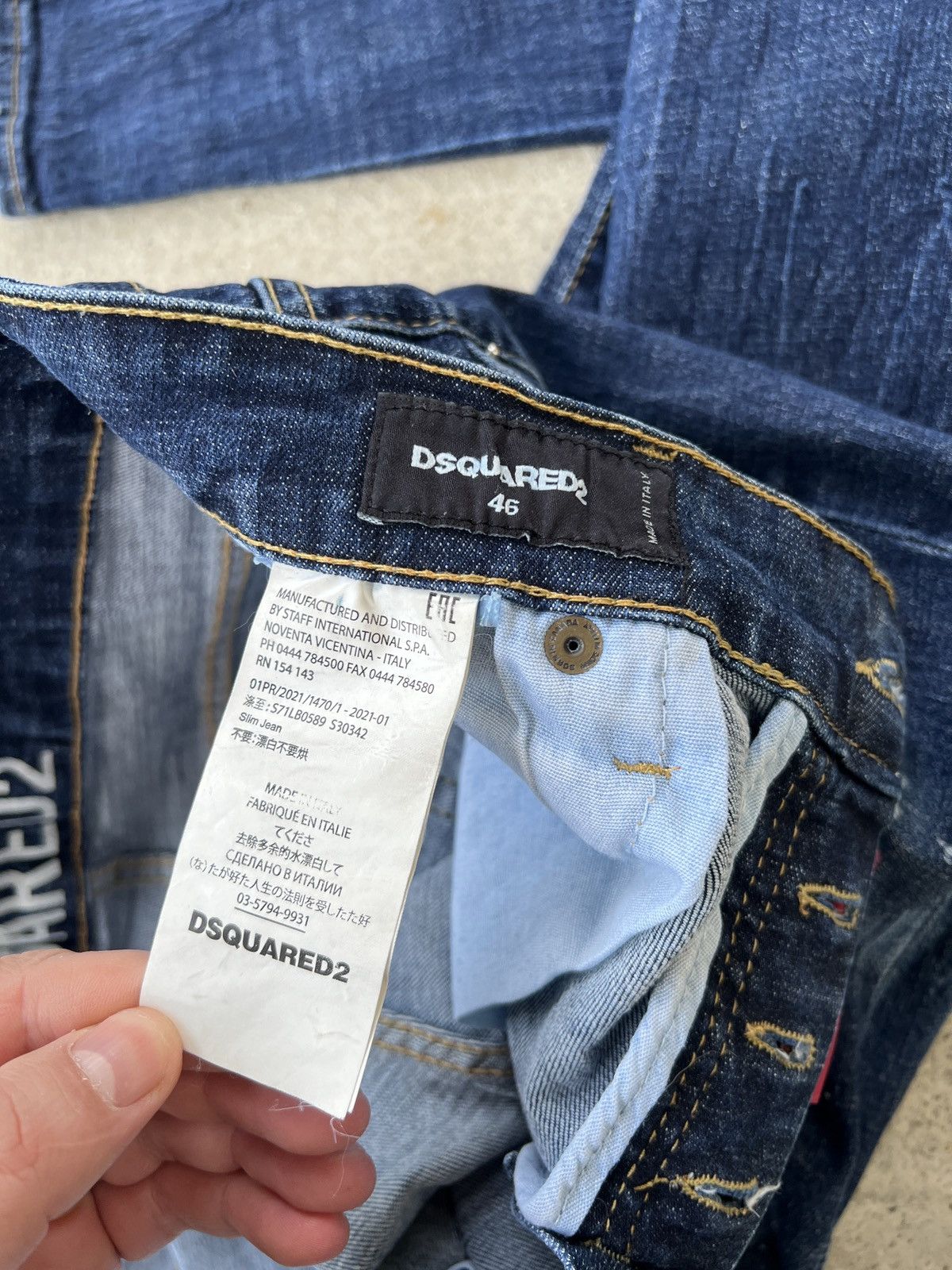 Dsquared2 Dsquared2 Ibrahimovic Jeans Size US 30 / EU 46 - 8 Thumbnail