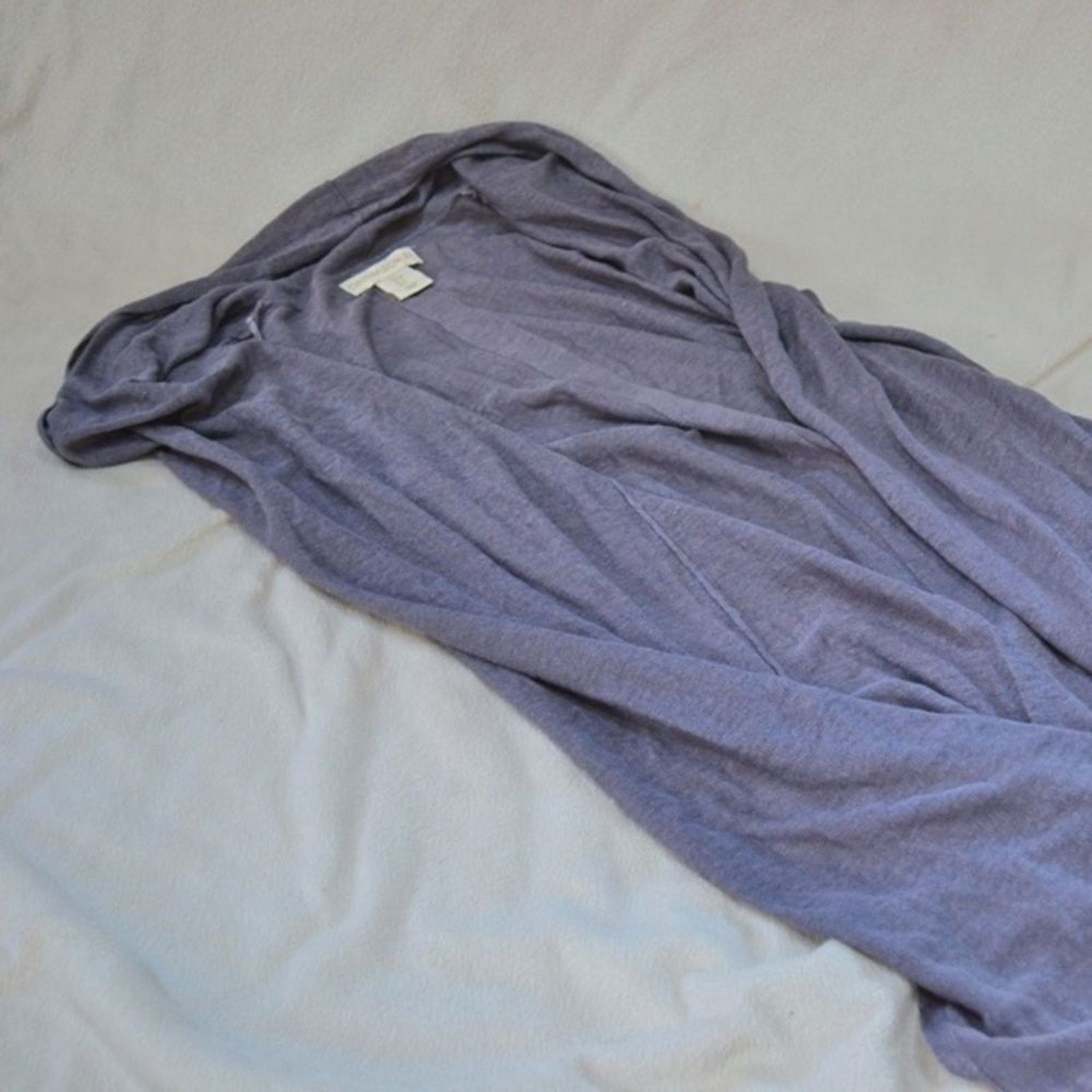 Cynthia Rowley Cynthia Rowley Muted Purple Sleeveless Cardigan | Sz S Size S / US 4 / IT 40 - 2 Thumbnail