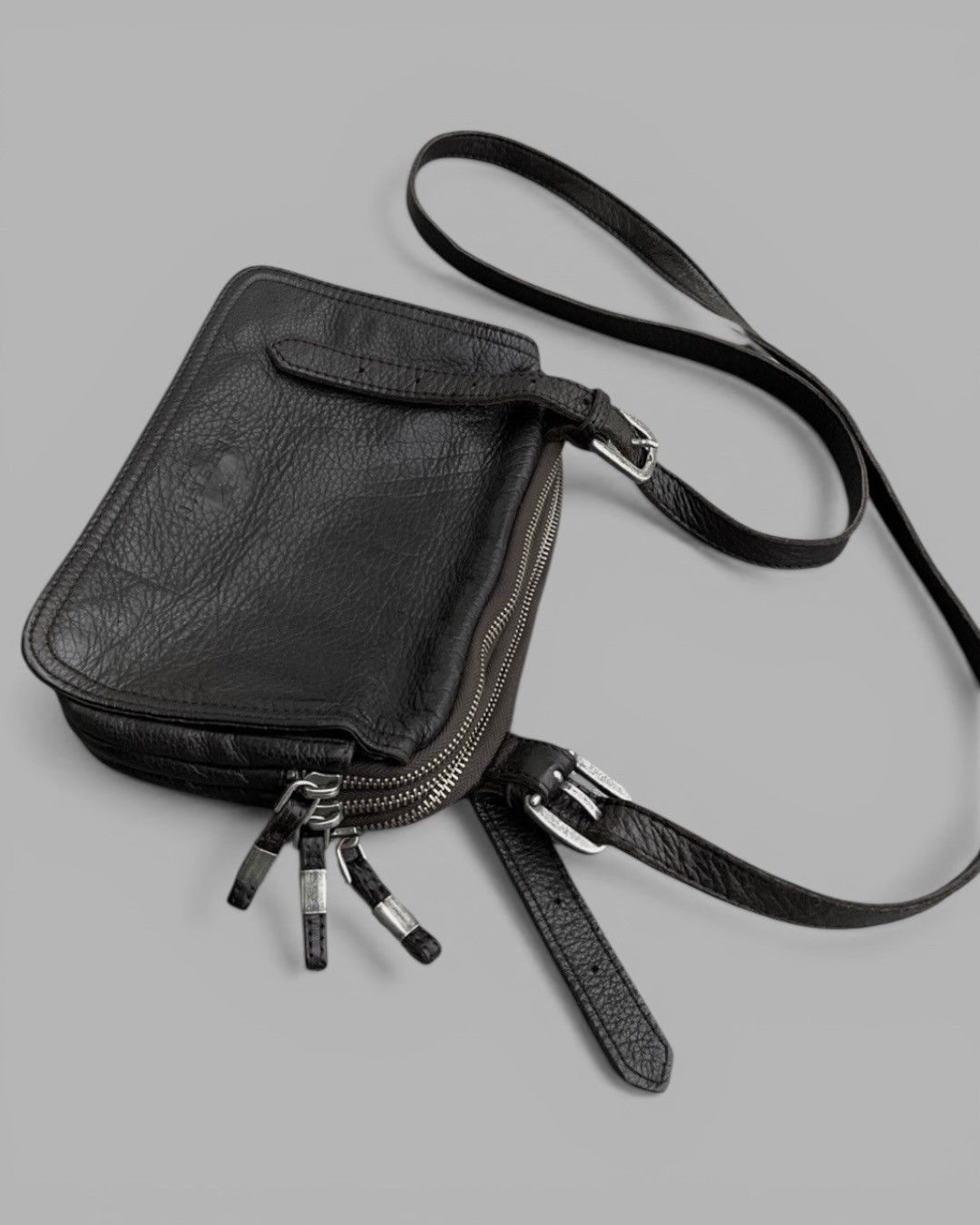 LIEBESKIND BERLIN Vintage L.BERLIN Margiela Style Multi Zipped Crossbody Bag Size ONE SIZE - 5 Thumbnail