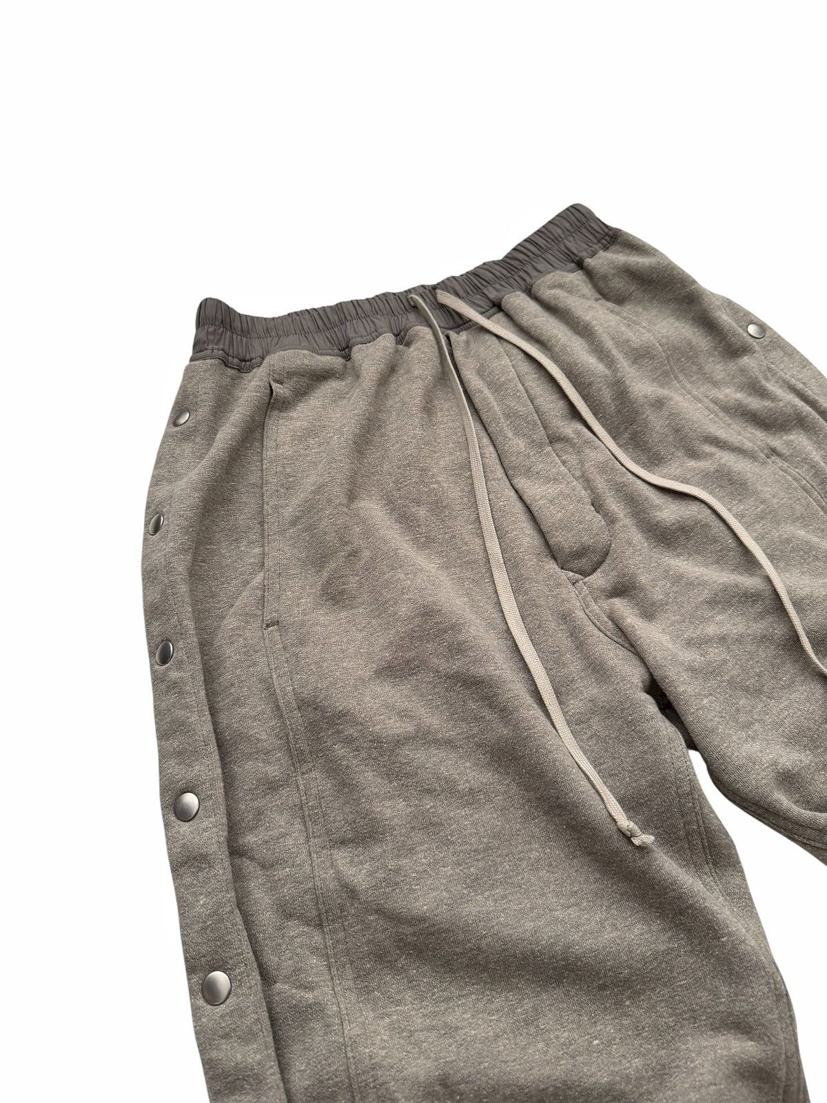 Rick Owens 2025 Melange Grey Terry Pusher Pants Size US 32 / EU 48 - 4 Thumbnail