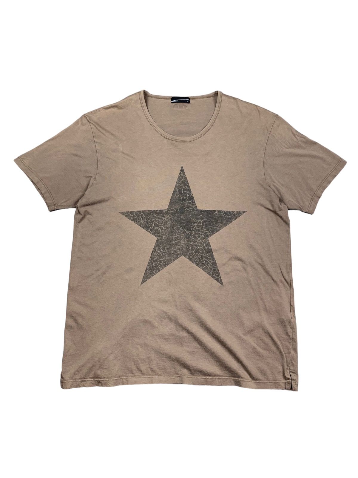 Pre-owned Hysteric Glamour X Lad Musician Star Tshirt In Brown