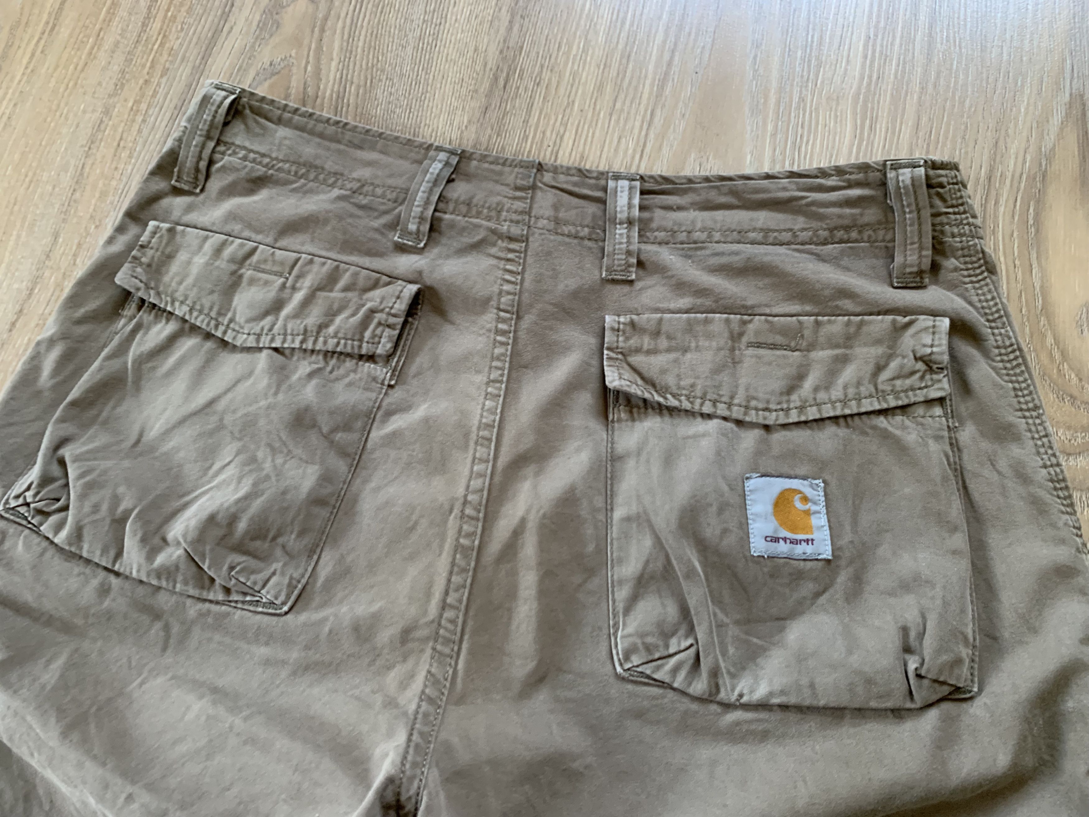 Carhartt × Vintage Carhartt Vintage Thrift Bermuda Cotton Cargo Shorts Size US 32 / EU 48 - 6 Thumbnail