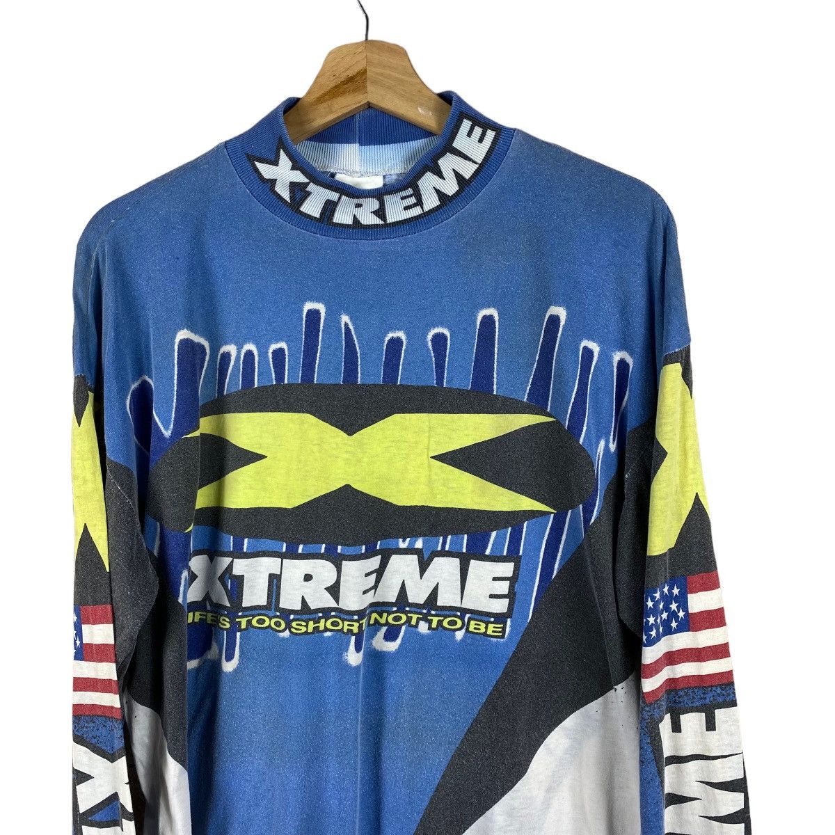 Fox Racing VINTAGE XTREME MOTORCROSS LONG SLEEVES SHIRT Size US L / EU 52-54 / 3 - 3 Thumbnail