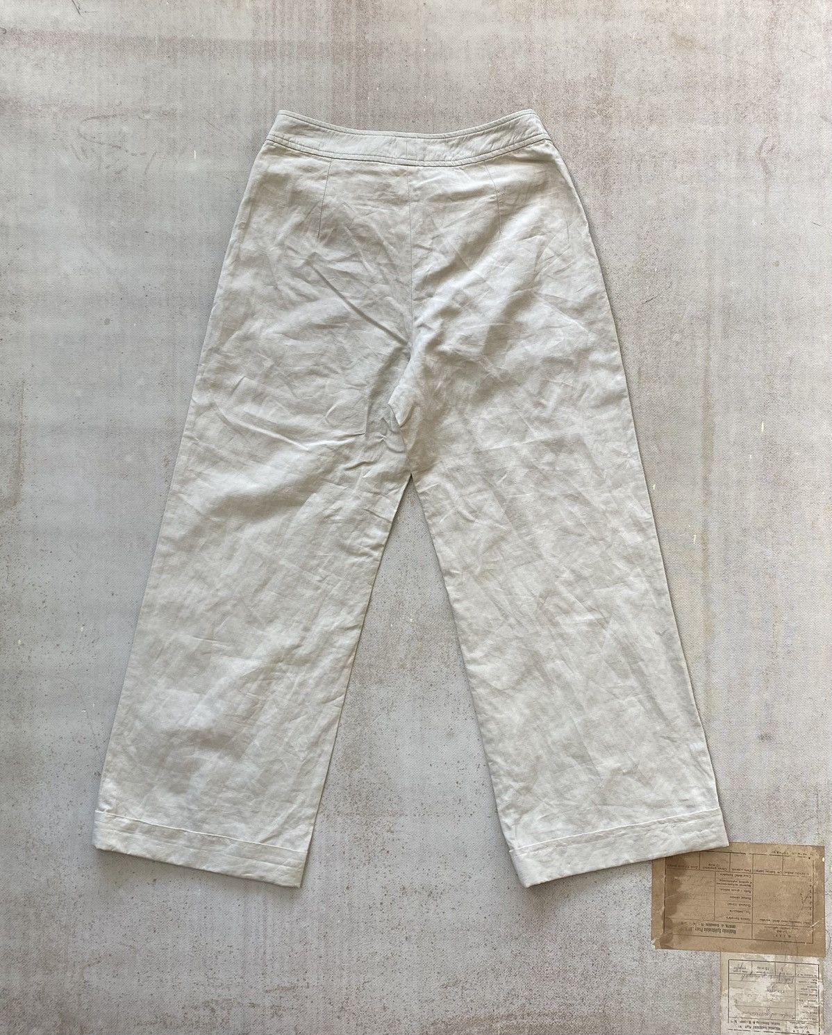 Dries Van Noten Dries Van Noten Linen Pants Size 28" / US 6 / IT 42 - 4 Thumbnail