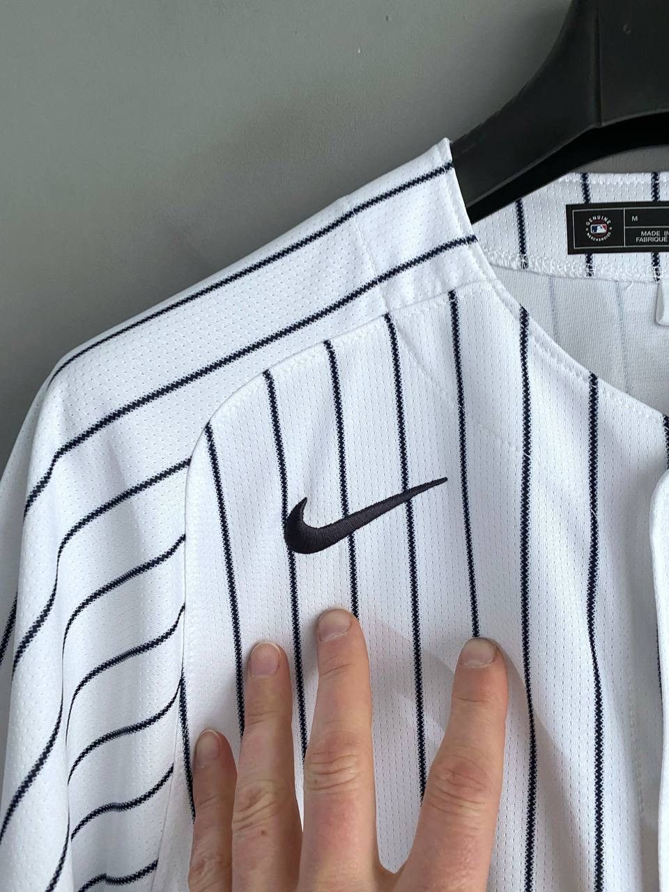 Nike Nike New York Yankees White/Navy MLB Baseball Jersey, Size M Size US M / EU 48-50 / 2 - 7 Thumbnail