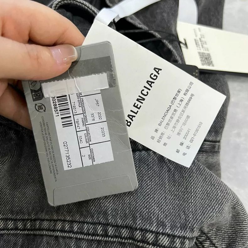 Balenciaga Balenciaga Washed Denim Hoodie Size US M / EU 48-50 / 2 - 5 Thumbnail