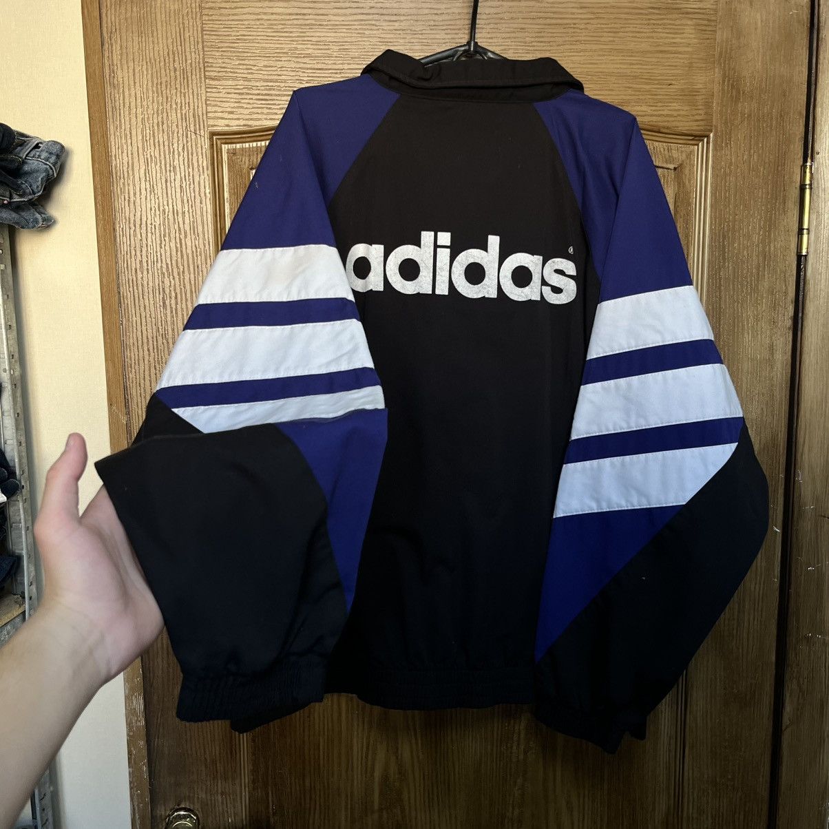 Adidas Vintage Adidas Jacket Baggy Big Logo Y2K 80s Size US S / EU 44-46 / 1 - 6 Thumbnail