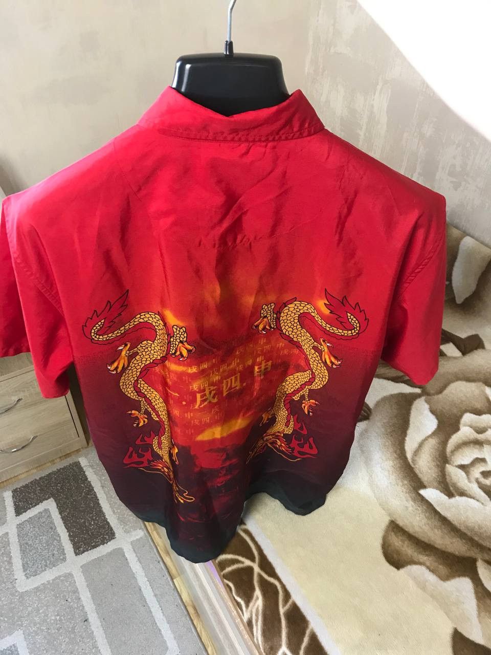 Anime 🔥 Japan Dragon 90s Vintage Anima Streetwear Hawaiian Shirt Size US XL / EU 56 / 4 - 5 Thumbnail