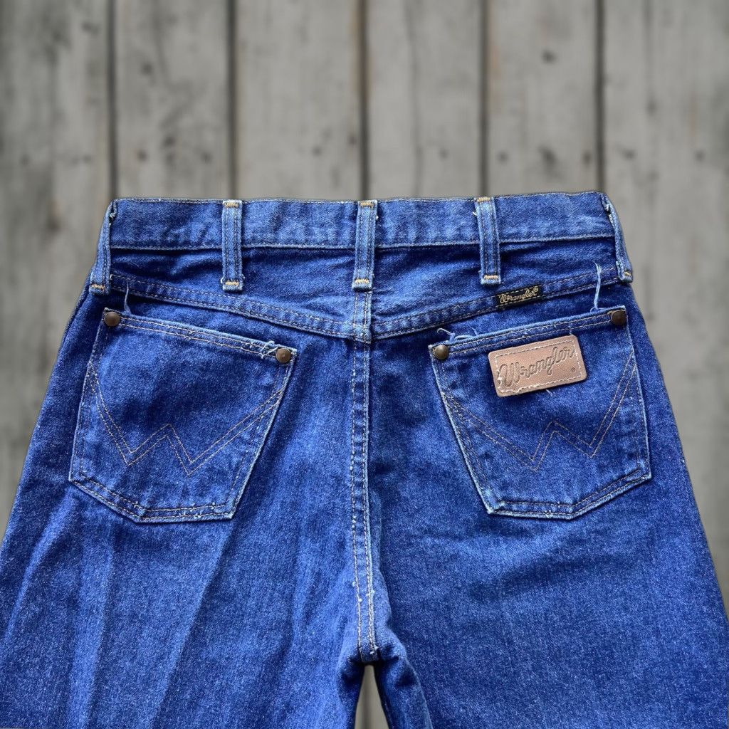 Wrangler VINTAGE Wrangler Jeans Wrangler 13MWZ Cowboy Cut Denim Straight 29x32 Blue Mens 80s 90s Cowboy USA Size US 29 - 1 Thumbnail
