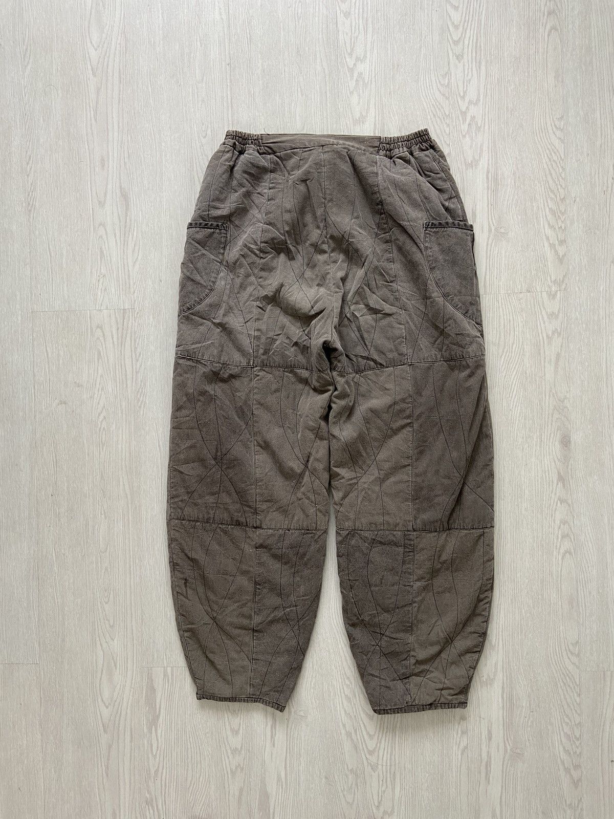 Japanese Brand × Vintage Vintage 1990’s Alien Military Wide Balloon Pants Size US 30 / EU 46 - 4 Thumbnail