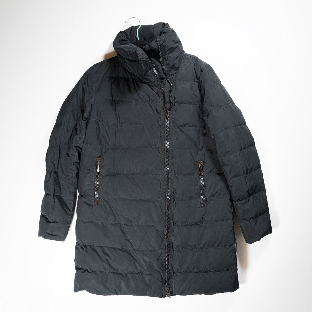 image of Moncler Quilted Down Puffer Duvet Full Zip High in Black, Women's (Size XS)