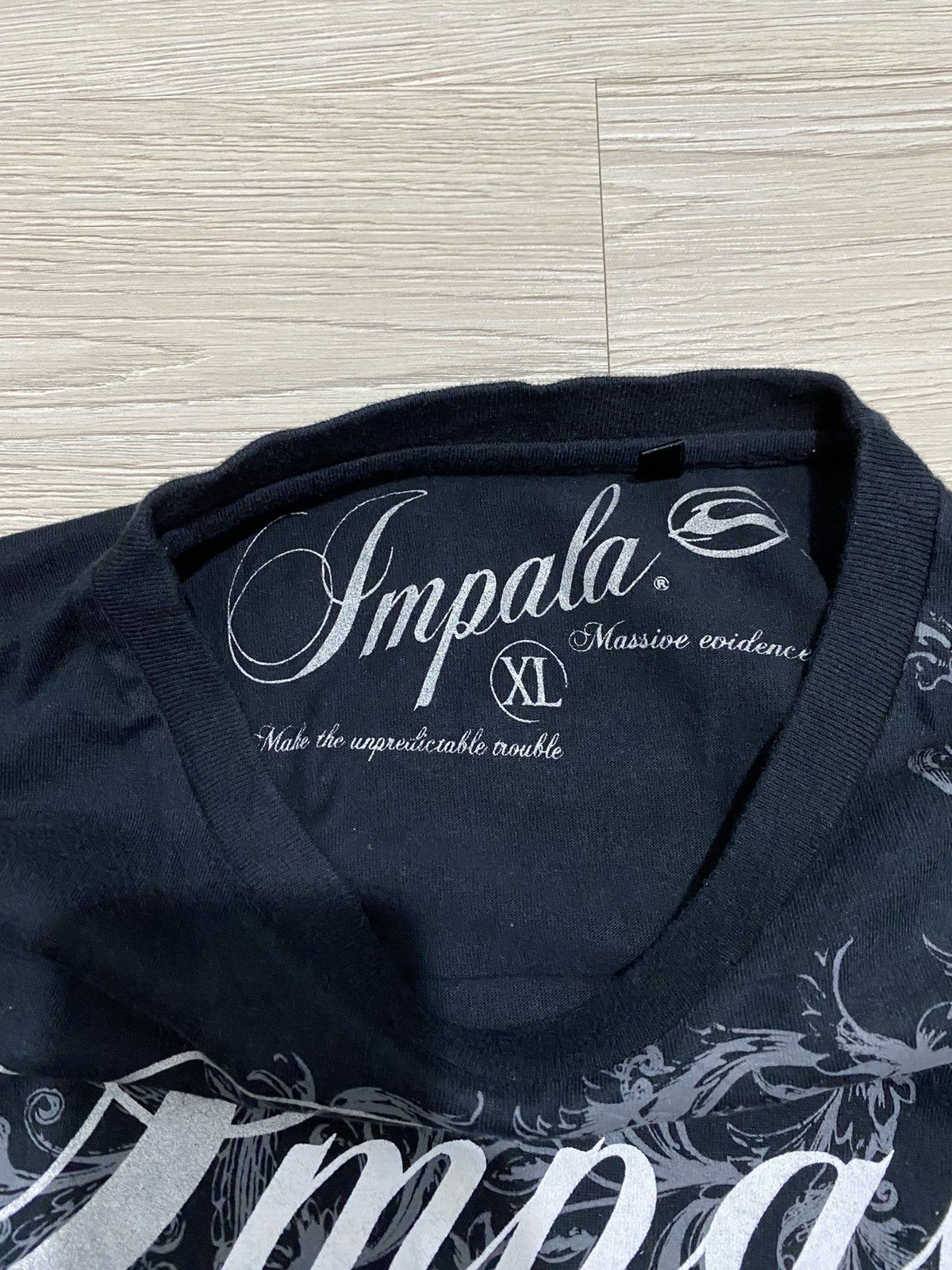 If Six Was Nine × Japanese Brand × KMRii 2000s Impala japanese Poem gothic style tees Size US L / EU 52-54 / 3 - 3 Thumbnail