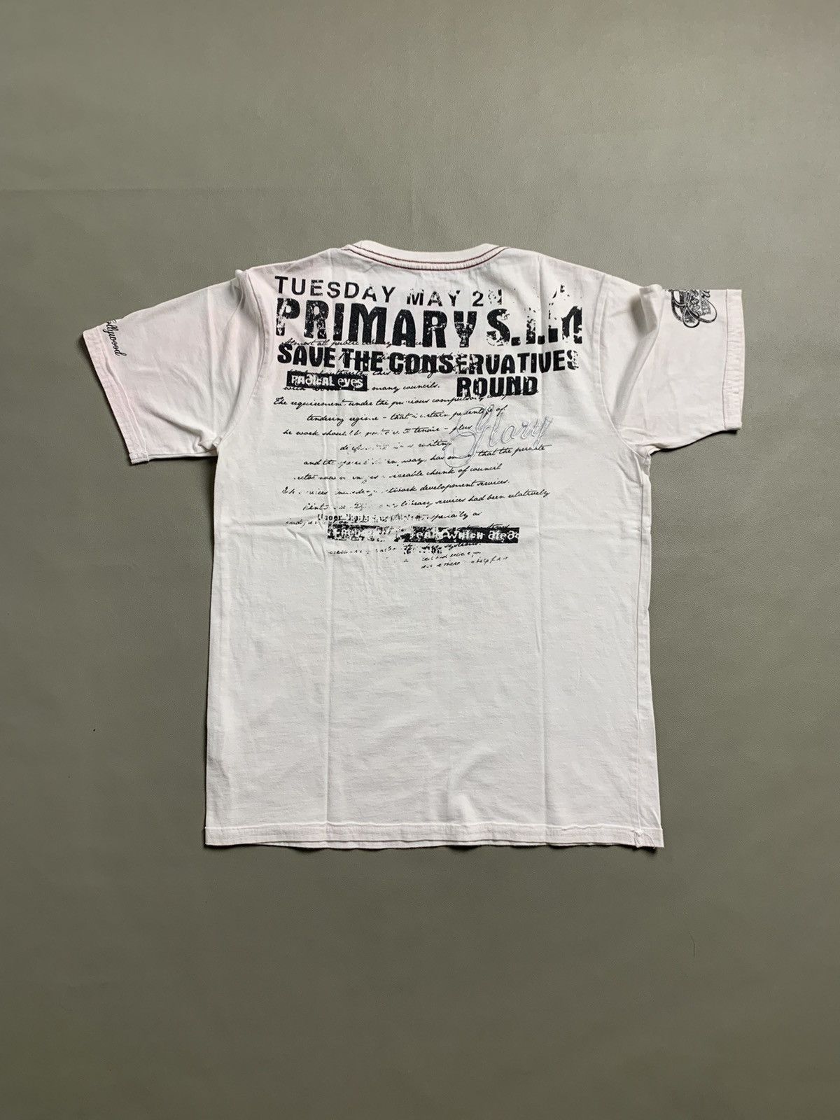 14th Addiction × If Six Was Nine × Japanese Brand Y2K Real Masters Poem Grunge Tshirt Size US M / EU 48-50 / 2 - 3 Thumbnail