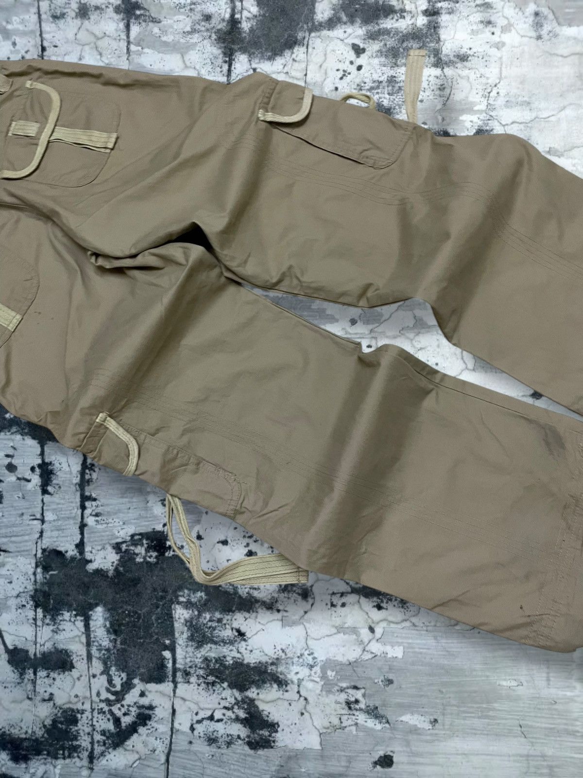 GOA Vintage 1990s Japan Designer HCO1922 Parachute Cargo Pant Size US 27 - 14 Thumbnail