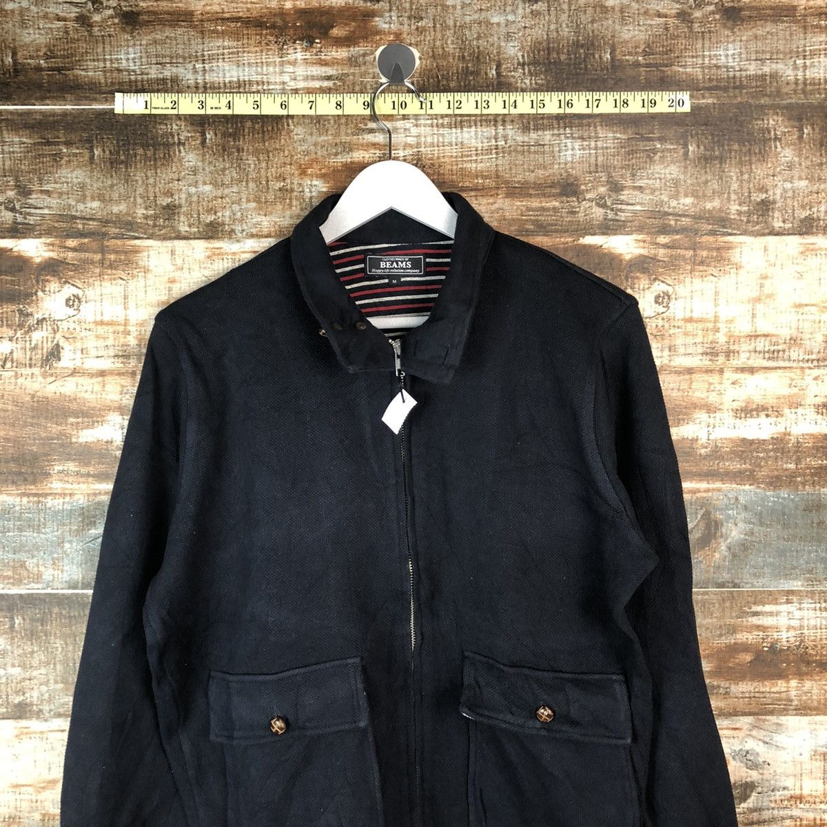Beams Plus Beams Dark Blue sweater multipocket #A2027 Size US M / EU 48-50 / 2 - 2 Thumbnail