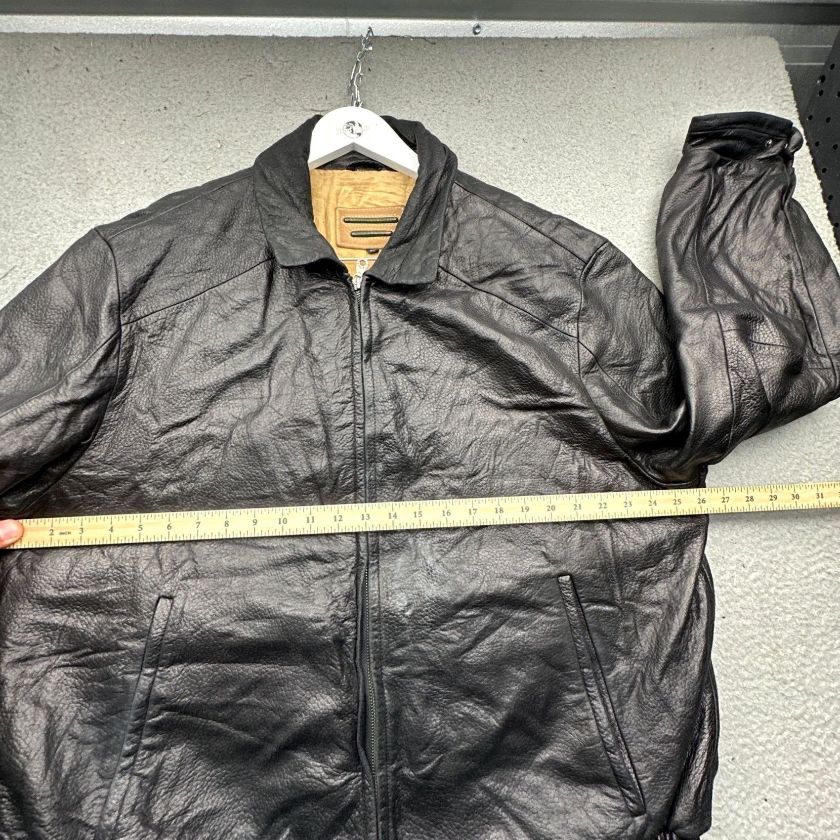 Vintage VINTAGE Robert Comstock Endurance Leather Jacket XL Collared Full Zip Thinsulate Bomber Mens XL Black Size US XL / EU 56 / 4 - 6 Thumbnail