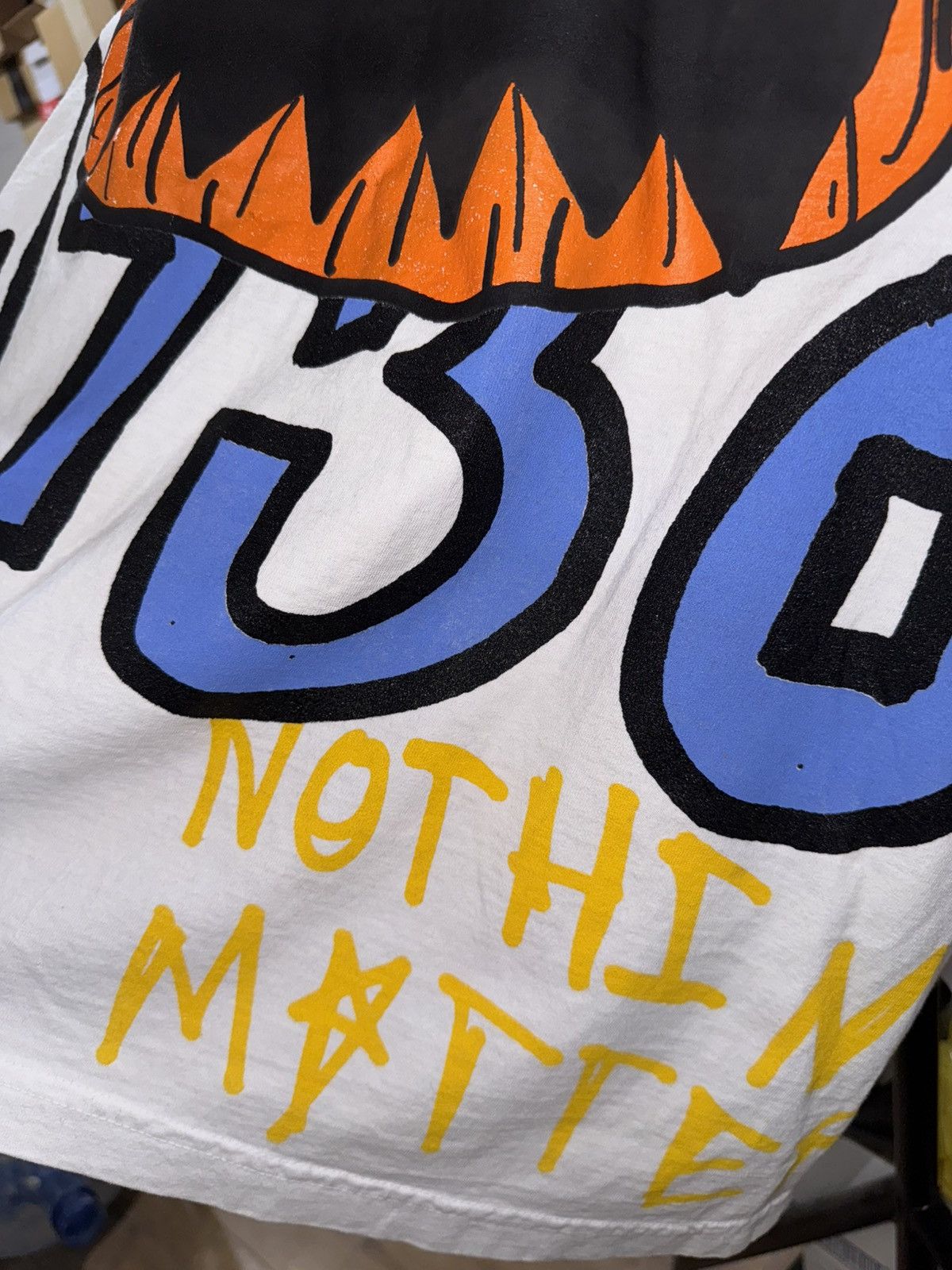Asspizza Asspizza Pumpkin Face Nothing Matters Shirt White 2022 Size US M / EU 48-50 / 2 - 7 Thumbnail