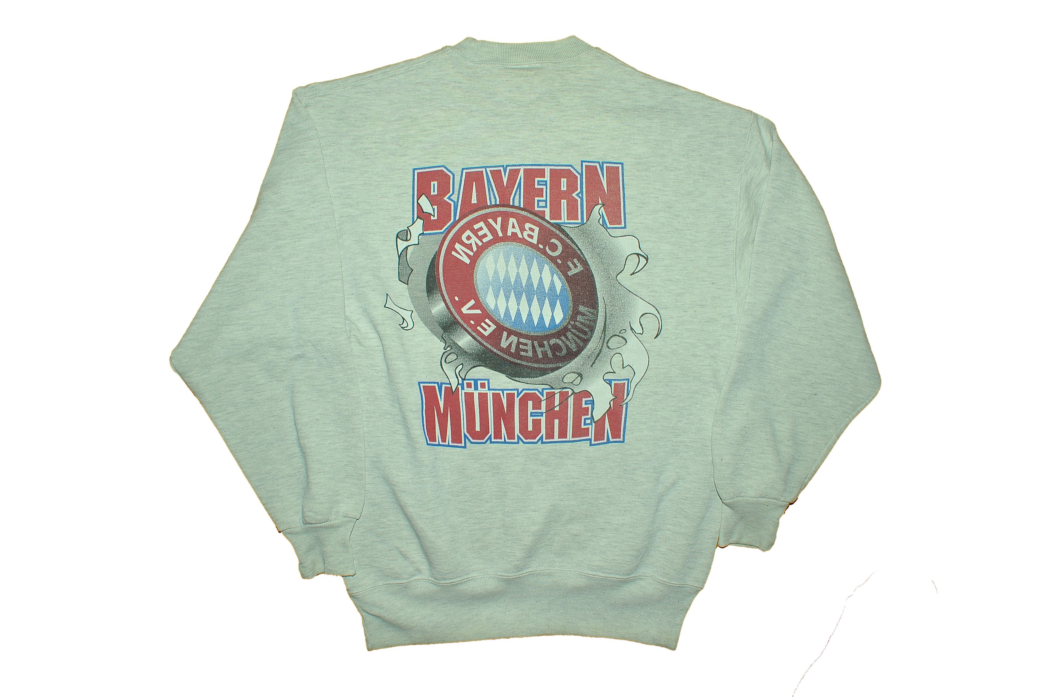 Nutmeg Vintage 90s Bayern Munchen Nutmeg Sweatshirt Size US M / EU 48-50 / 2 - 2 Thumbnail