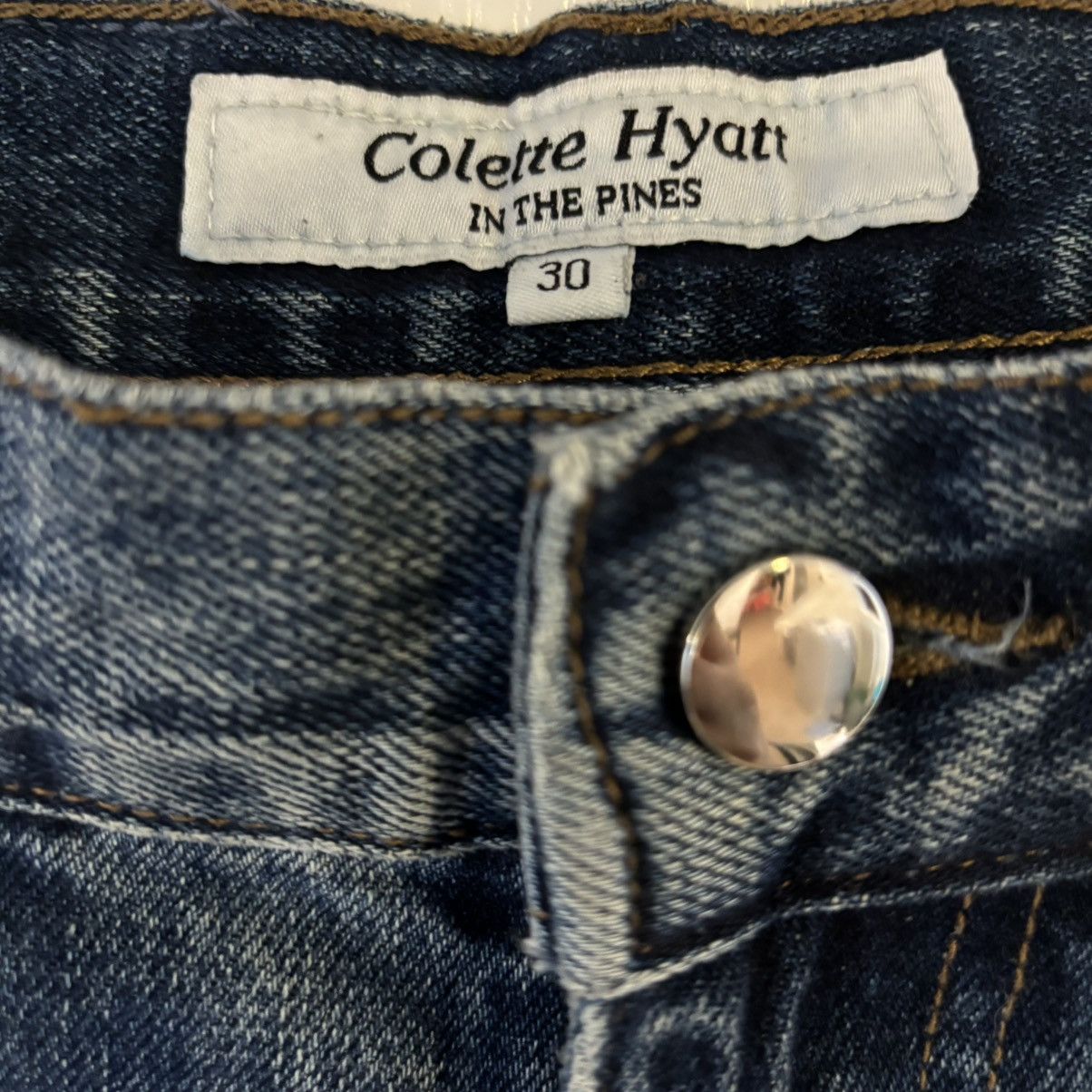Colette Hyatt Colette Hyatt Original Collection Chainstiched Denim Jeans Size US 30 / EU 46 - 4 Thumbnail