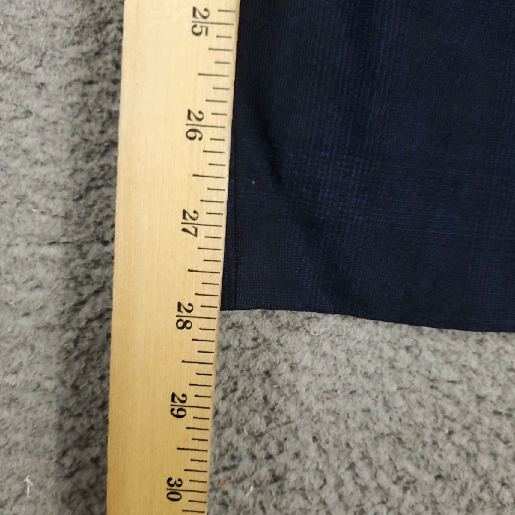 Hugo Boss Hugo Boss Pants Mens 35x28 Blue Super 100 Straight Dress Trousers Size US 35 - 5 Thumbnail