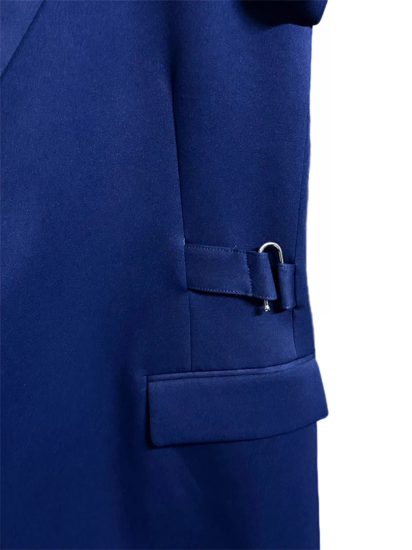 Maison Margiela Maison Margiela 2020SS John Galliano Belted Blue Blazer Size XS / US 0-2 / IT 36-38 - 5 Thumbnail