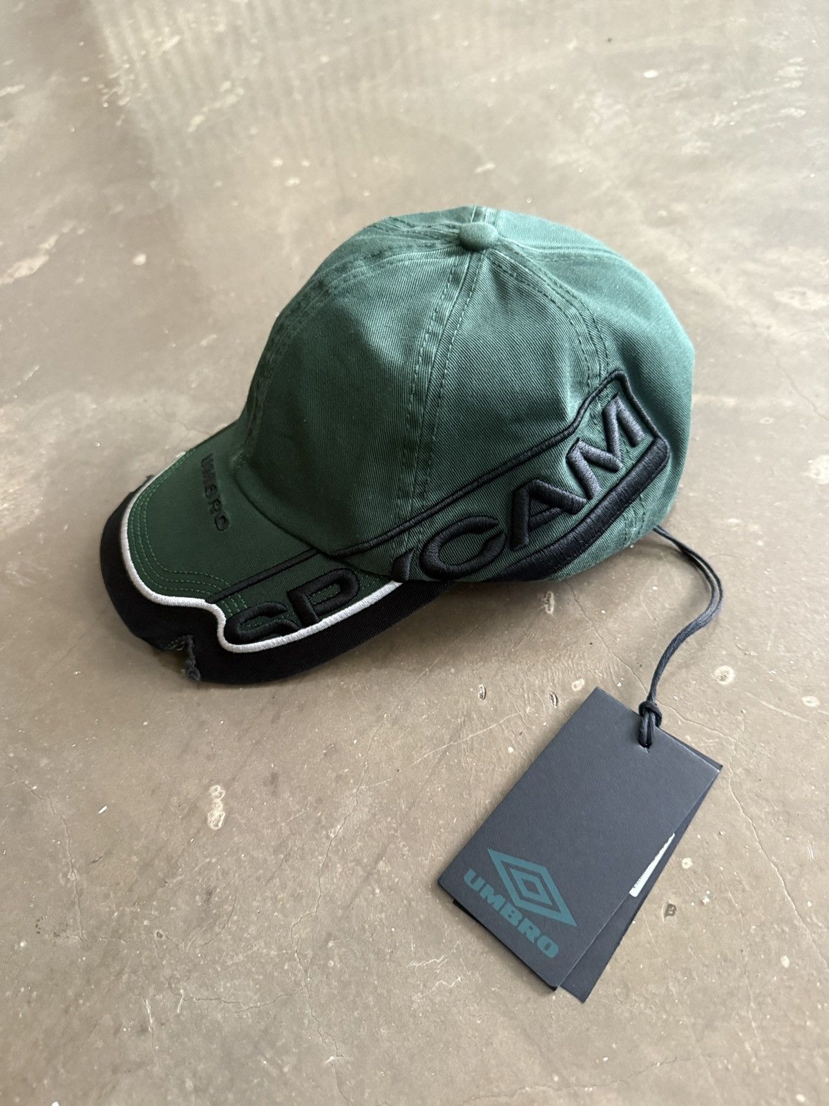 UMBRO】 UMB X SLAM JAM SPIKES Ball Cap Khaki Umbro Spikes Cap Army