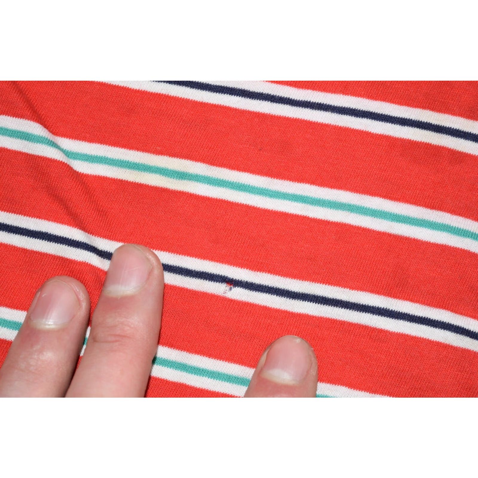 Polo Ralph Lauren VINTAGE Polo Ralph Lauren Polo Shirt Mens Large Red White Stripe Short Sleeve Collared 100% Cotton Golf Preppy 90s Size US XXL / EU 58 / 5 - 6 Thumbnail