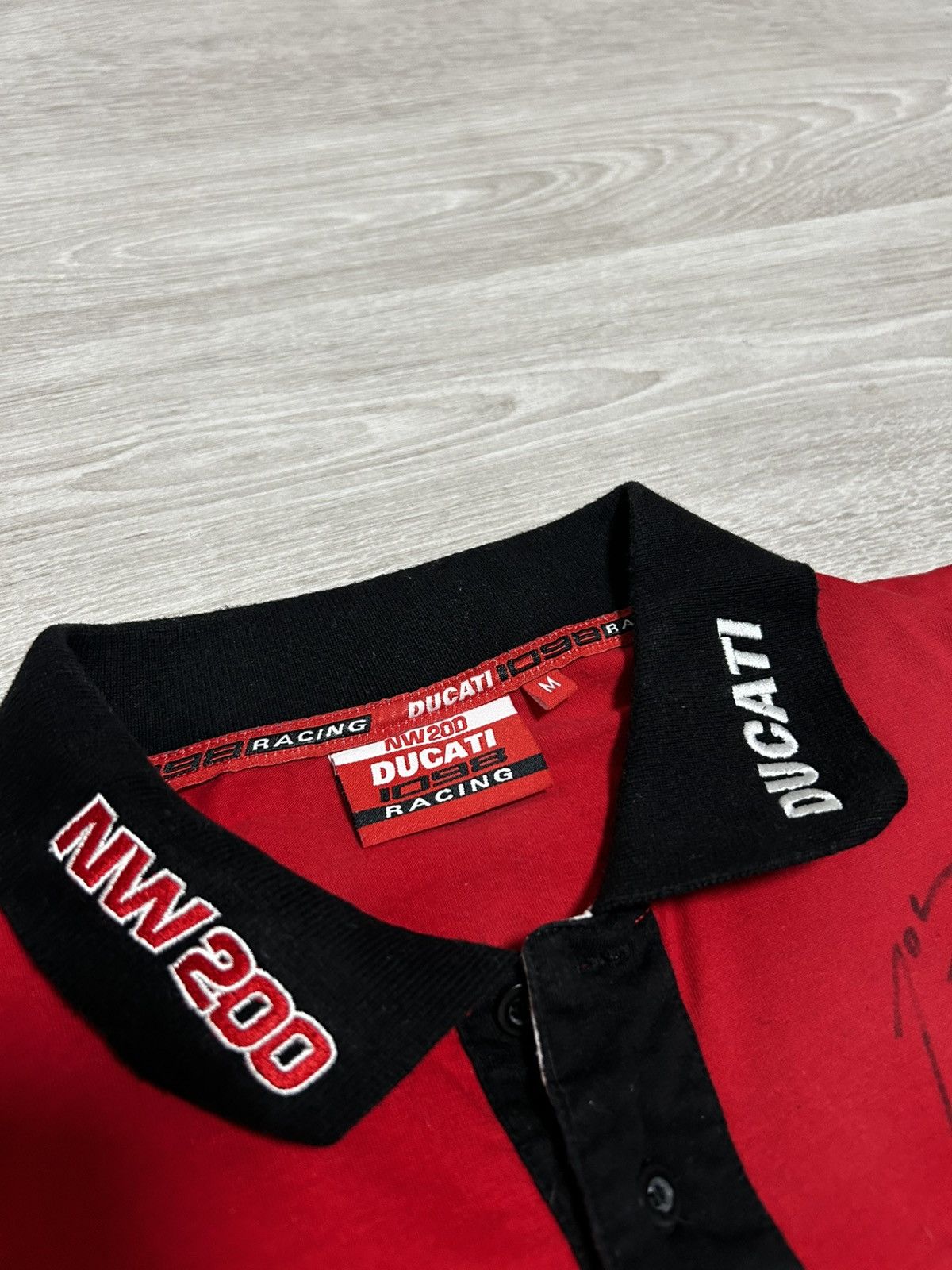 Ducati Vintage Ducati Racing Polo Tshirt 1098 Glinth Enterprises Size US M / EU 48-50 / 2 - 4 Thumbnail
