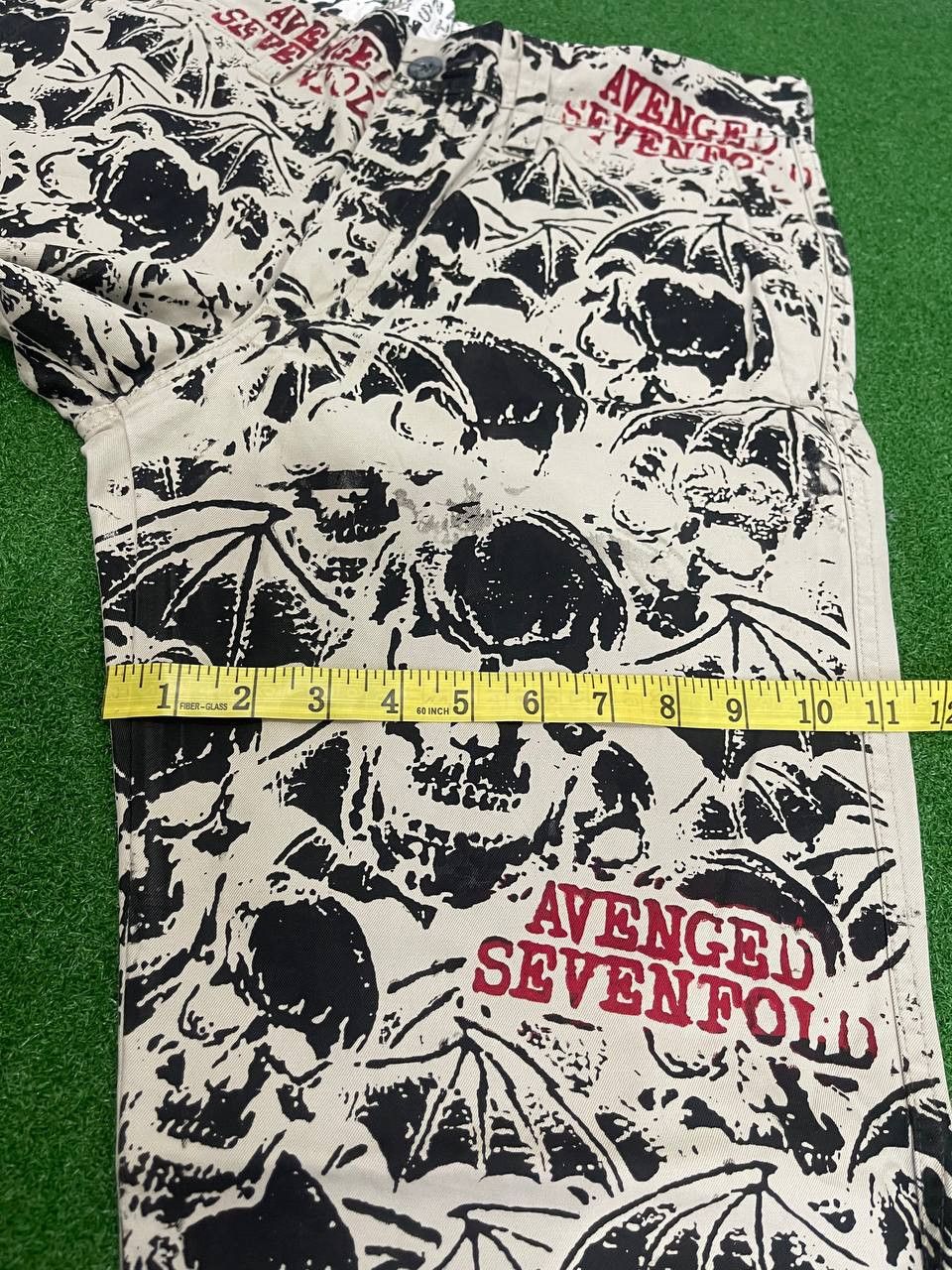 Handmade × Vintage Avenged Sevenfold Band Custom Print Handmade Limited Vintage Size US 31 - 11 Thumbnail