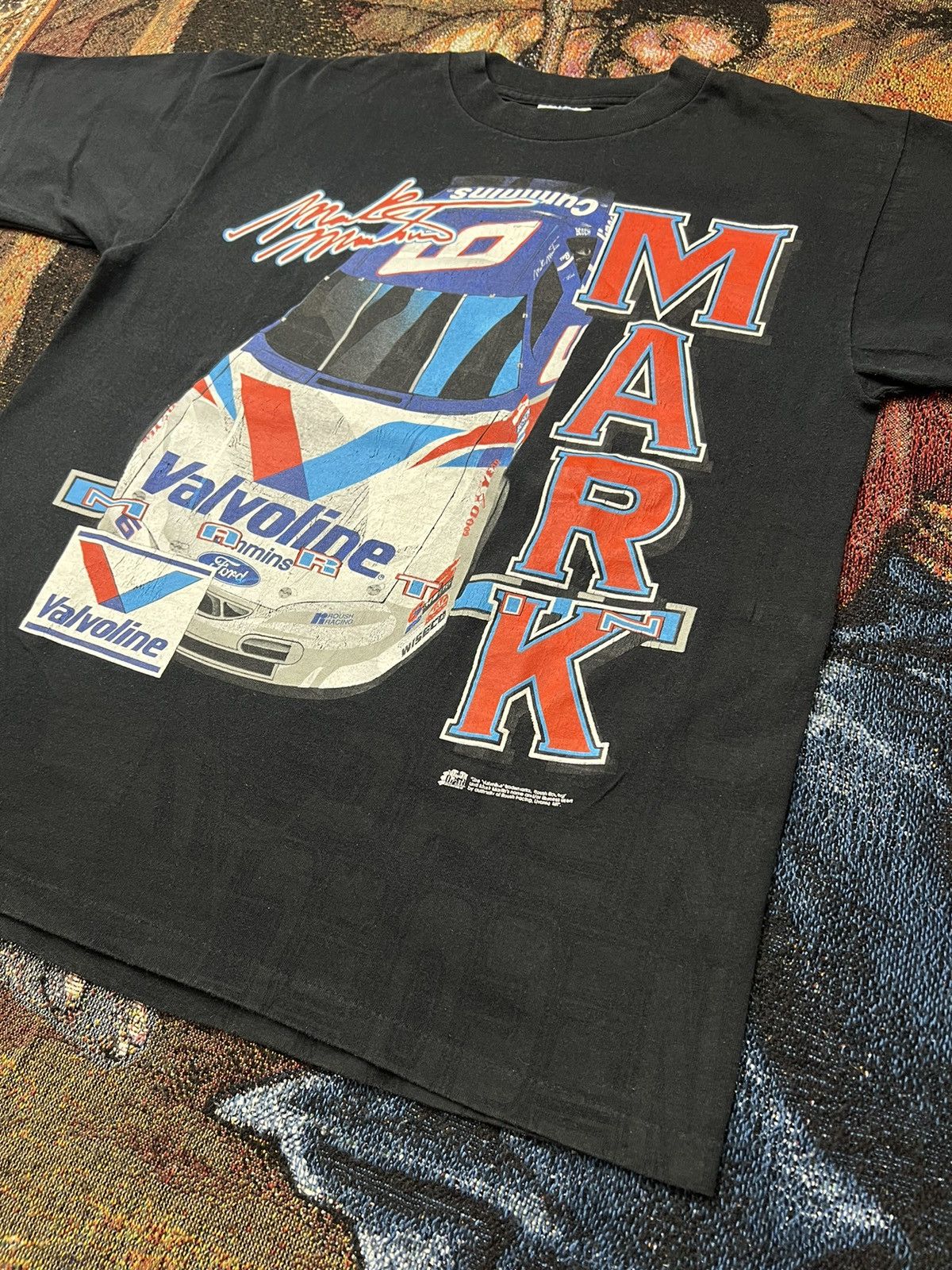 NASCAR Vintage NASCAR Mark Martin Valvoline Tonal AOP Tee Size US L / EU 52-54 / 3 - 1 Thumbnail