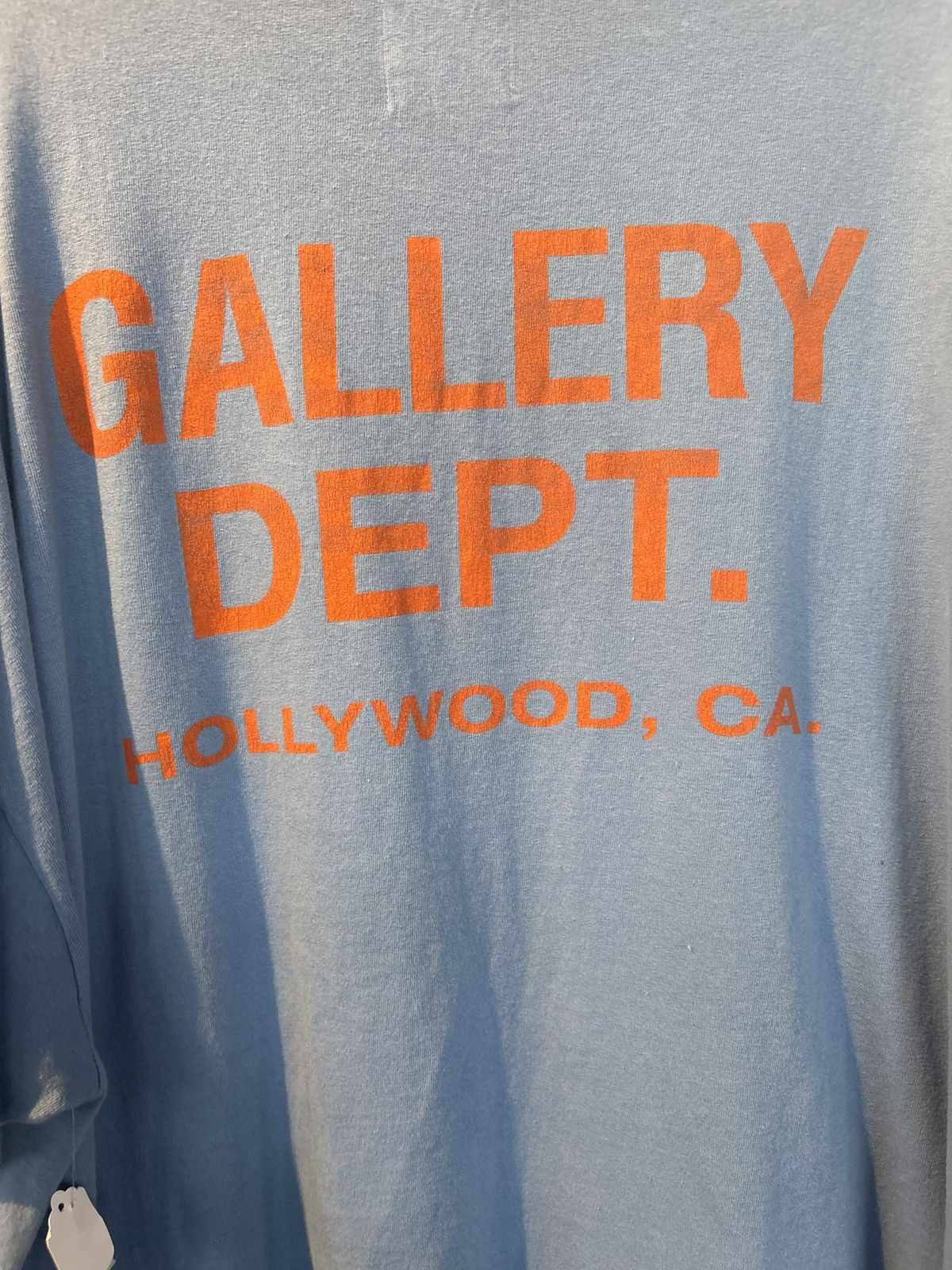 Gallery Dept. Gallery Dept Blue/Orange Logo Tees Size US XXL / EU 58 / 5 - 4 Thumbnail