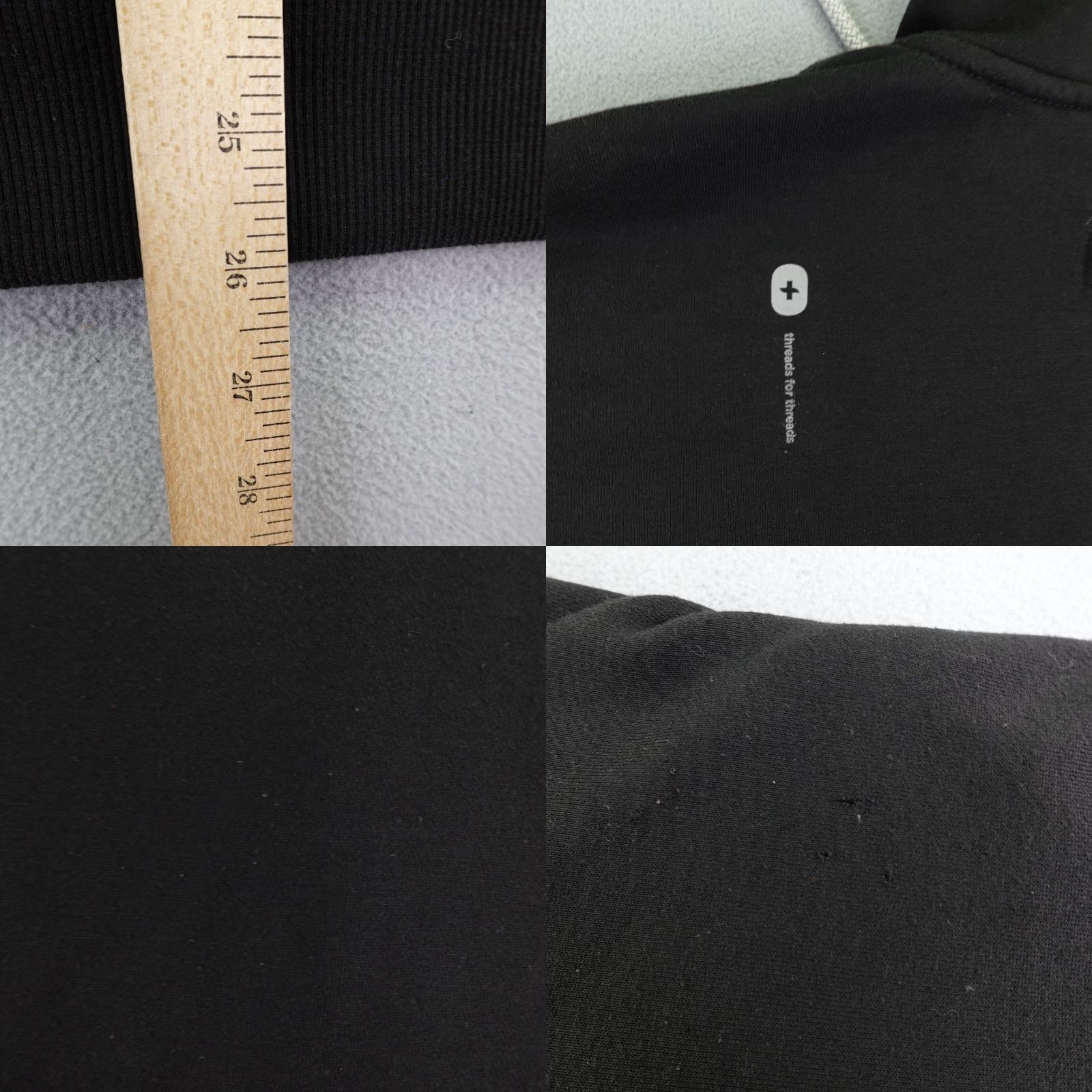 Vintage FIGS Hoodie Mens Medium Black Full Zip Up All Good In the Hood Sweatshirt Nurse Size US M / EU 48-50 / 2 - 8 Thumbnail