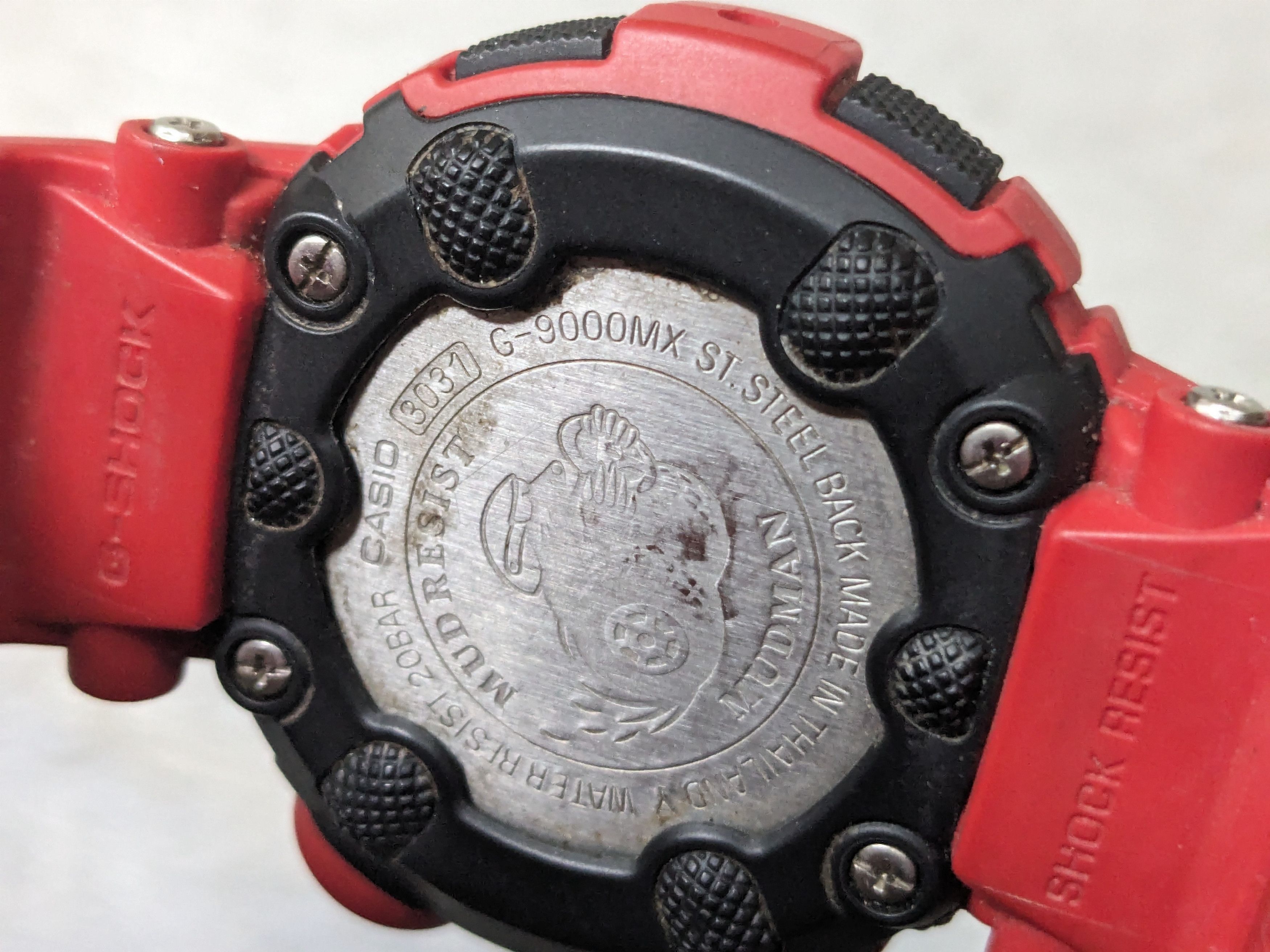 Casio × G Shock Casio G-Shock Mudman Red G-9000MX-4D 3031 Watch Size ONE SIZE - 10 Thumbnail