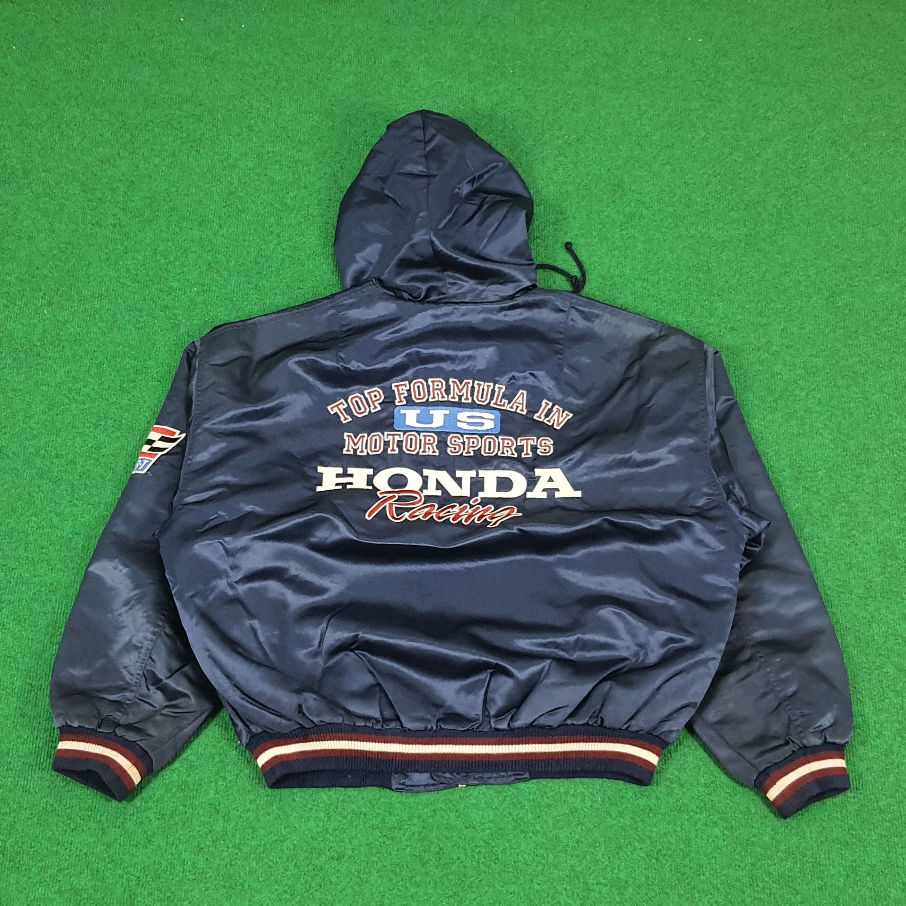 Honda Vintage HONDA US Motorsports Racing Motorcycle Jacket Size US XL / EU 56 / 4 - 1 Thumbnail