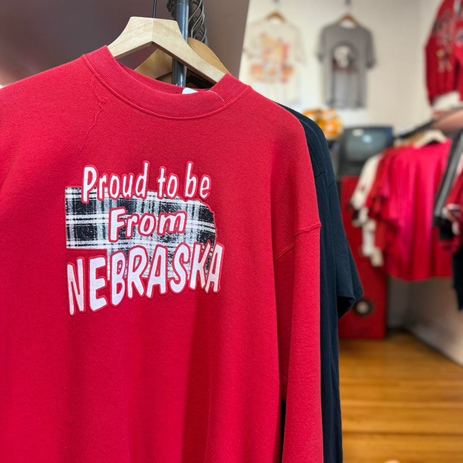 Vintage Vintage 90s Proud to be From Nebraska Crewneck Size US L / EU 52-54 / 3 - 1 Thumbnail