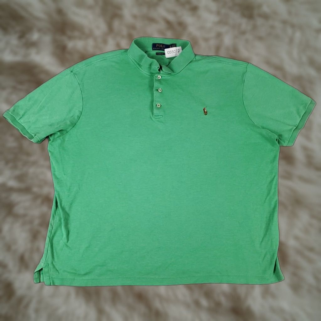 Ralph Lauren Ralph Lauren Polo Shirt Green Casual Short Sleeve Adult XL Size US XL / EU 56 / 4 - 1 Thumbnail