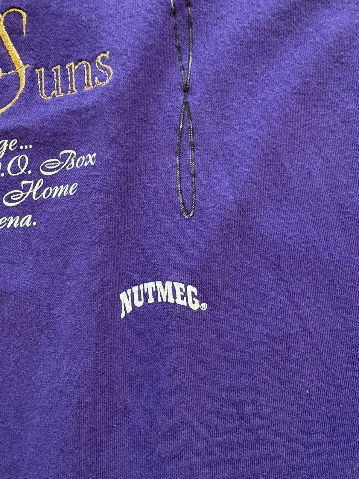 Nutmeg Phoenix Suns Nutmeg Mills Vintage 90s Single Stitch Tee XL Size US XL / EU 56 / 4 - 8 Thumbnail