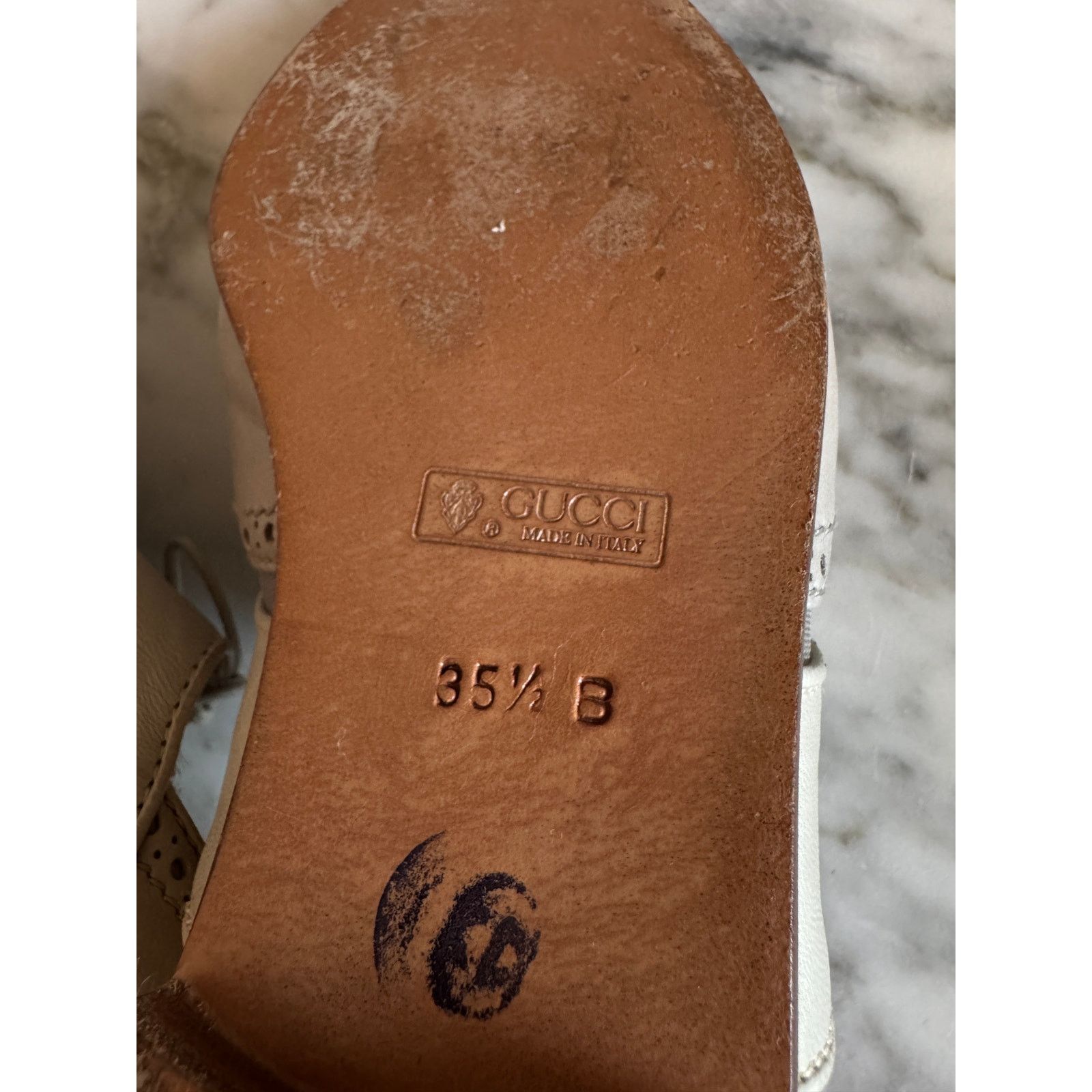 Gucci Gucci Wingtip Oxford Leather lace-ups - Size US 5.5 / IT 35.5 - 5 Thumbnail