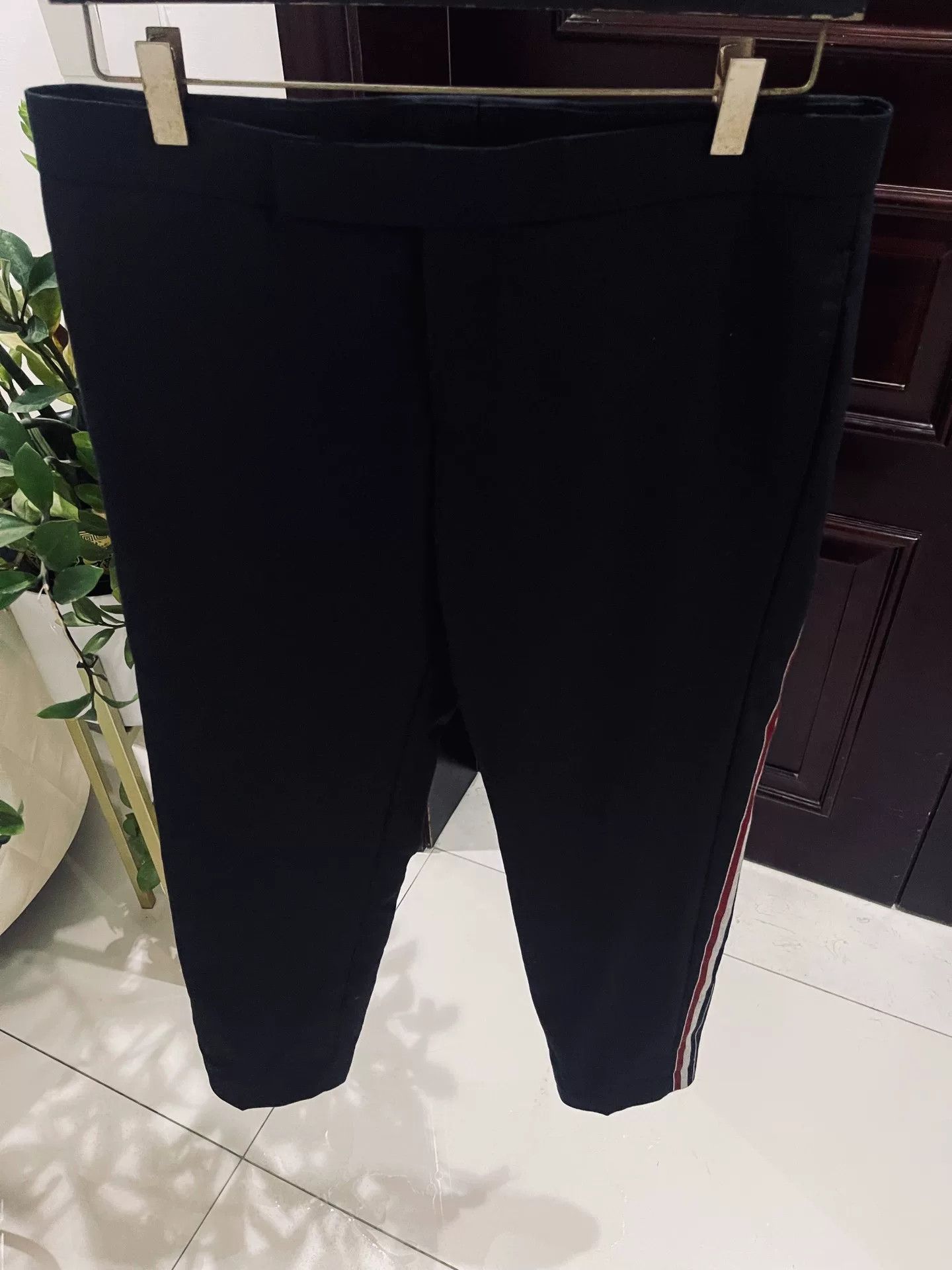 Thom Browne Thom Browne Wool Pants with Stripes Size US 31 - 1 Thumbnail