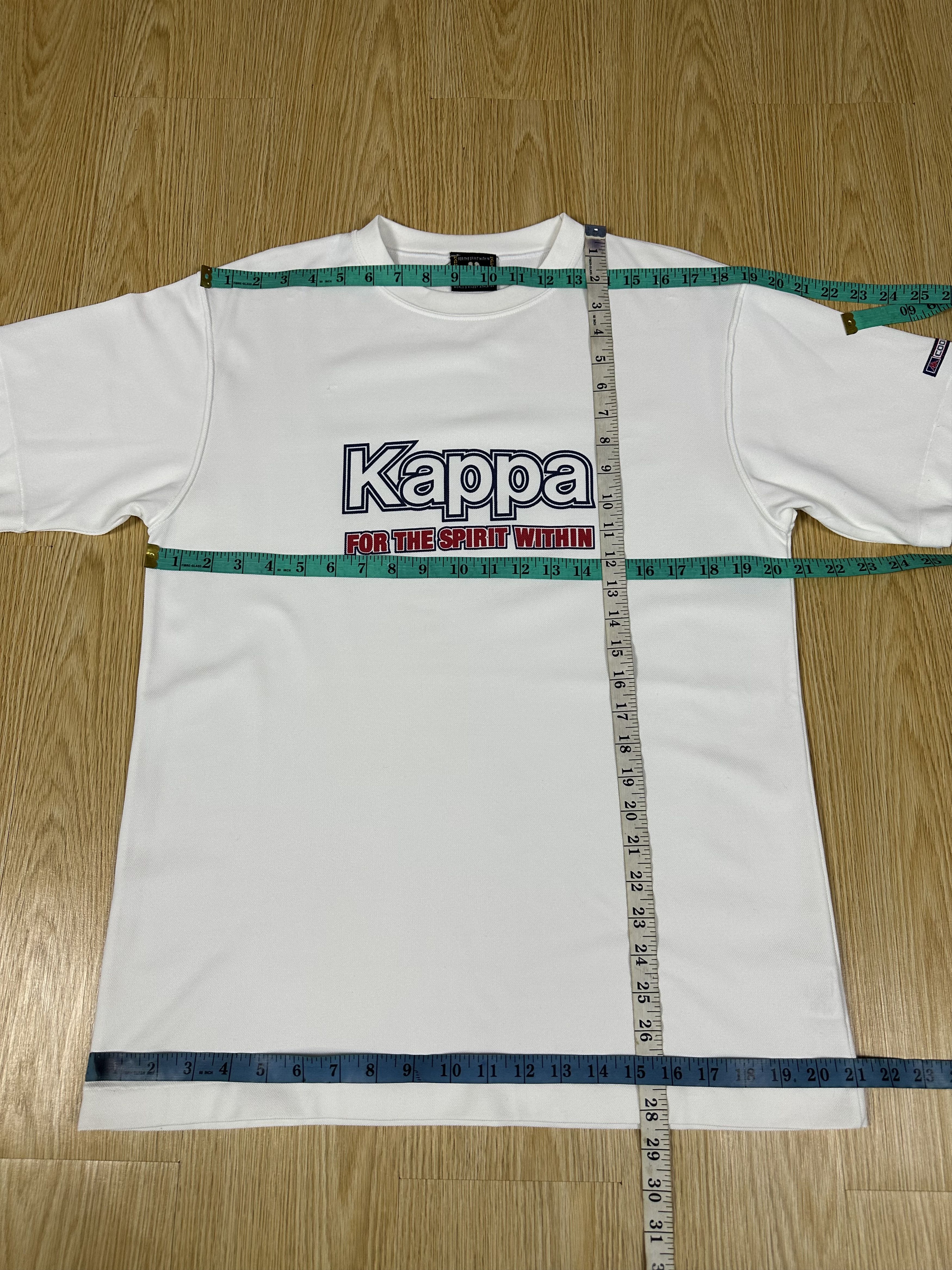 Kappa Vintage Kappa Single Stitch Spell Out Logo Tshirt A337 Size US L / EU 52-54 / 3 - 4 Thumbnail