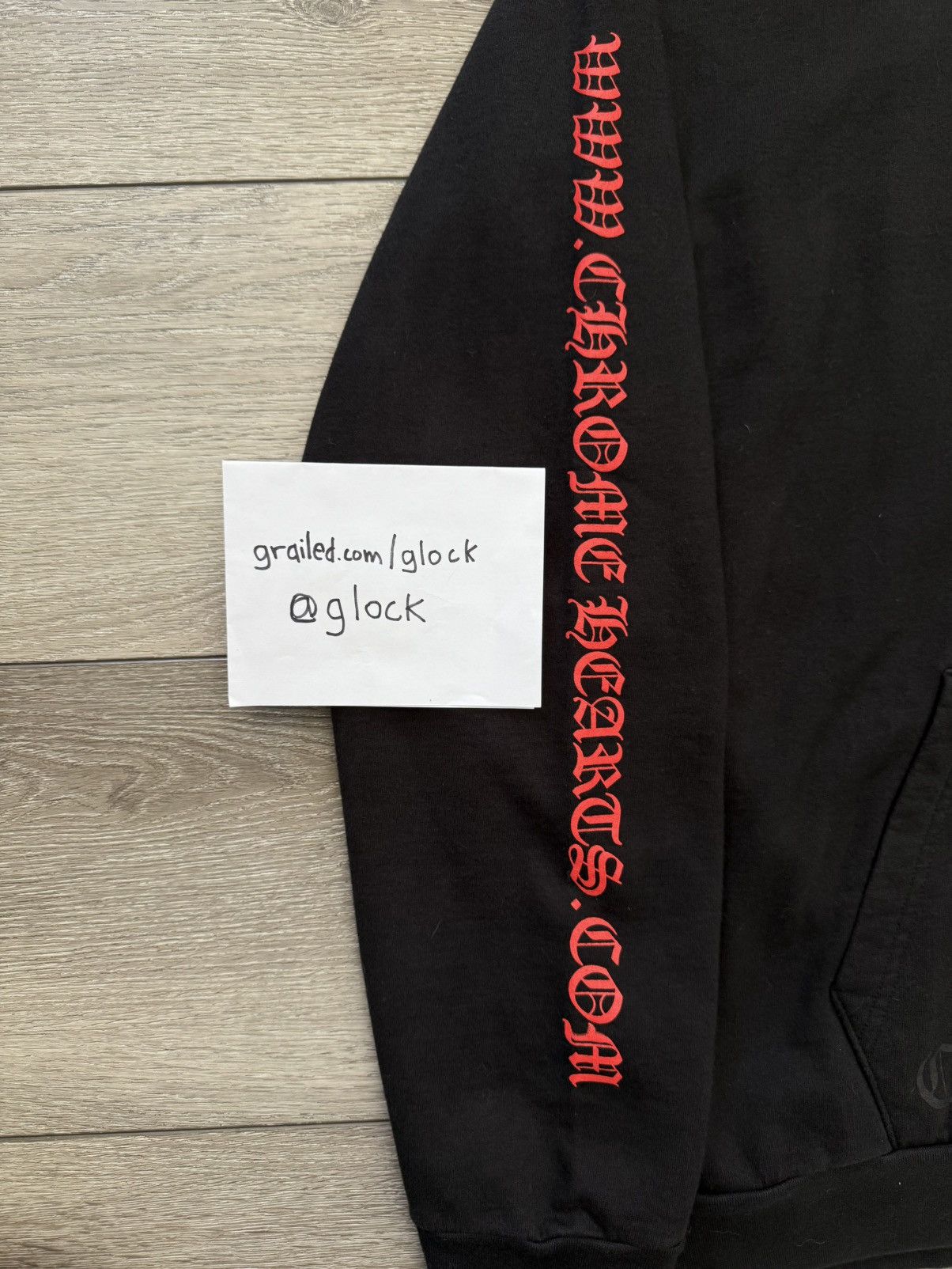 Chrome Hearts Chrome Hearts Online Exclusive Horseshoe Hoodie Blk Red XXL Size US XXL / EU 58 / 5 - 3 Thumbnail