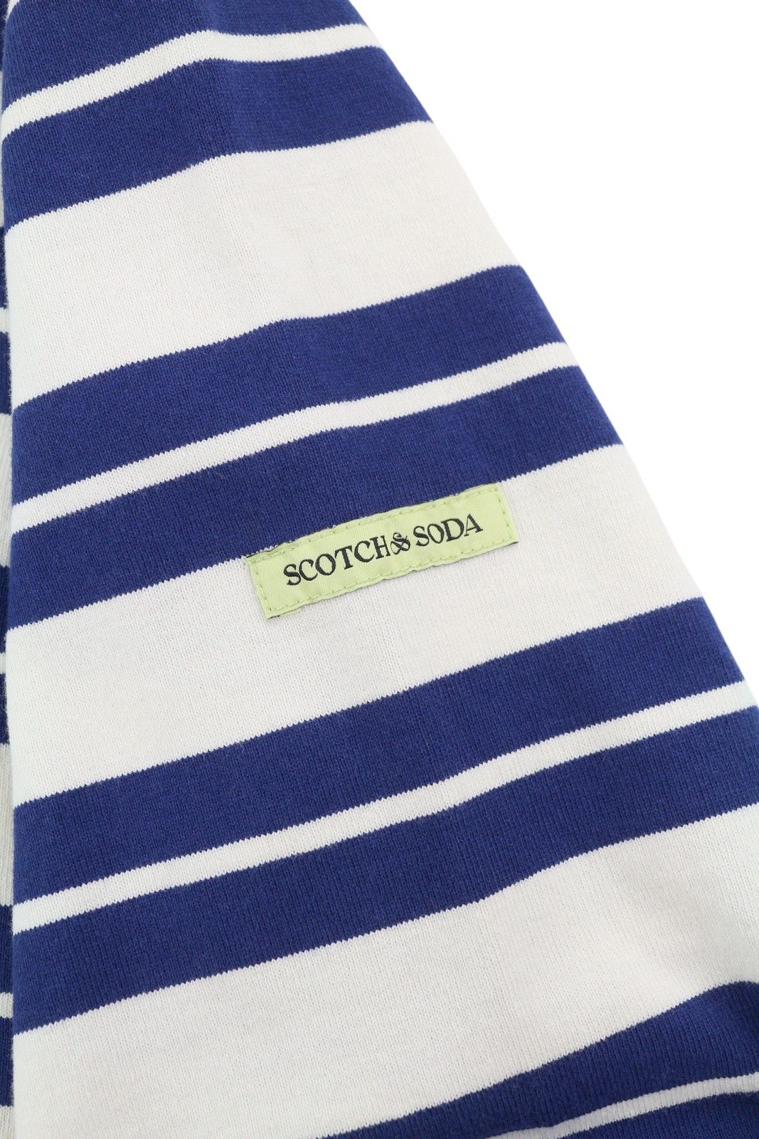 Scotch & Soda M White Striped Cotton LS T-Shirt 88576 Size US M / EU 48-50 / 2 - 6 Thumbnail